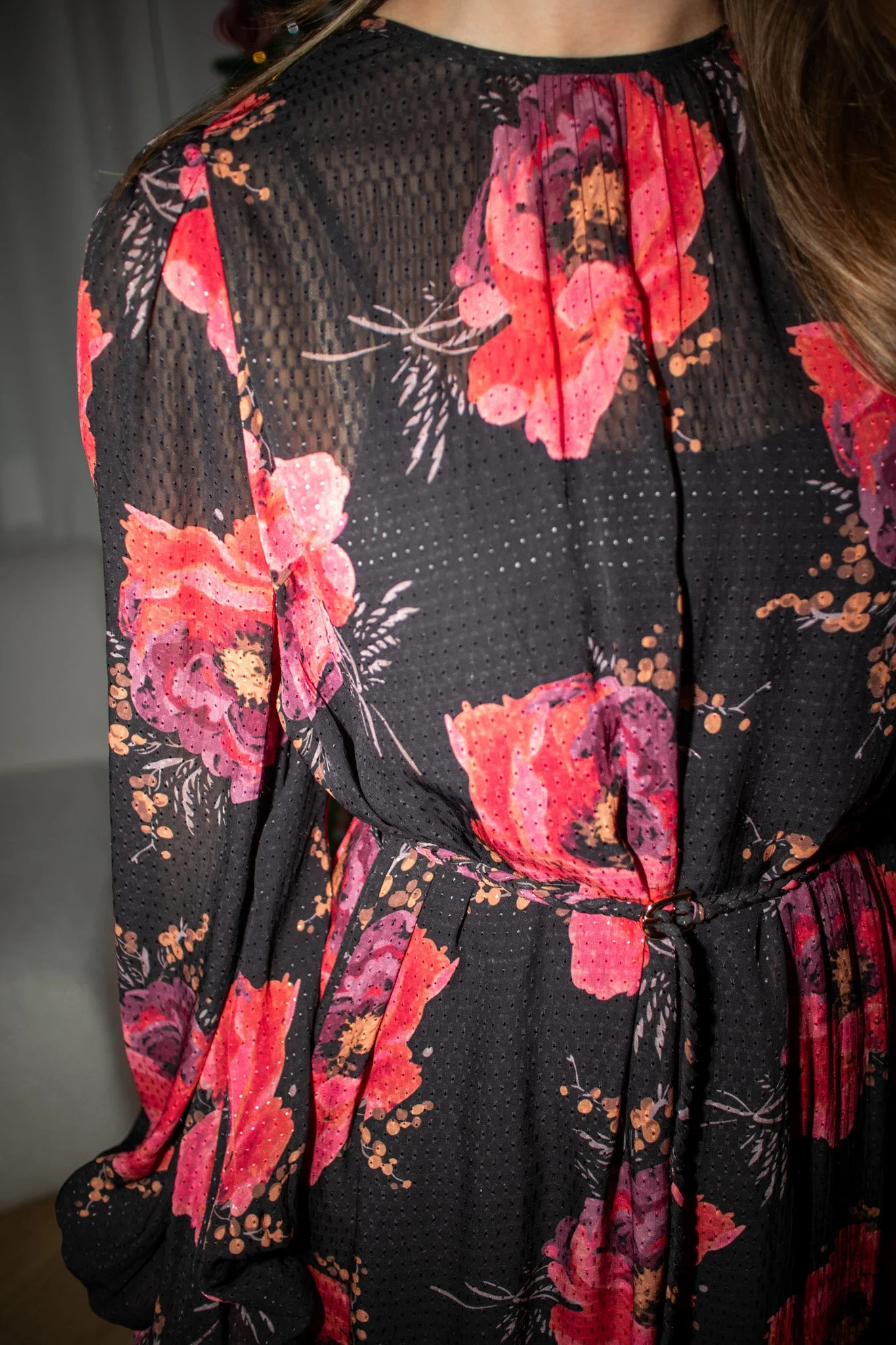 Georgette Relaxed Dress Evening Blush - Image 6