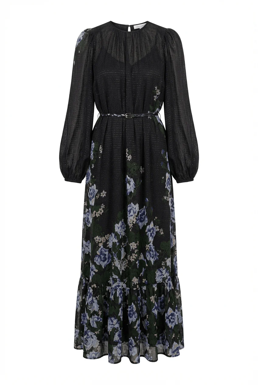 Georgette Relaxed Dress Amadora - Image 2