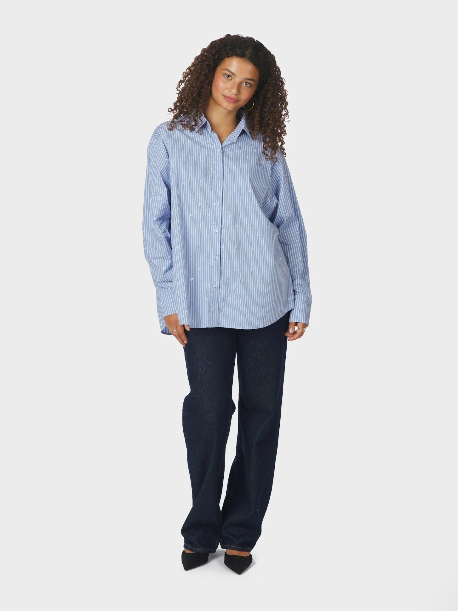 Dalma Decoration Shirt Light Blue - Image 12