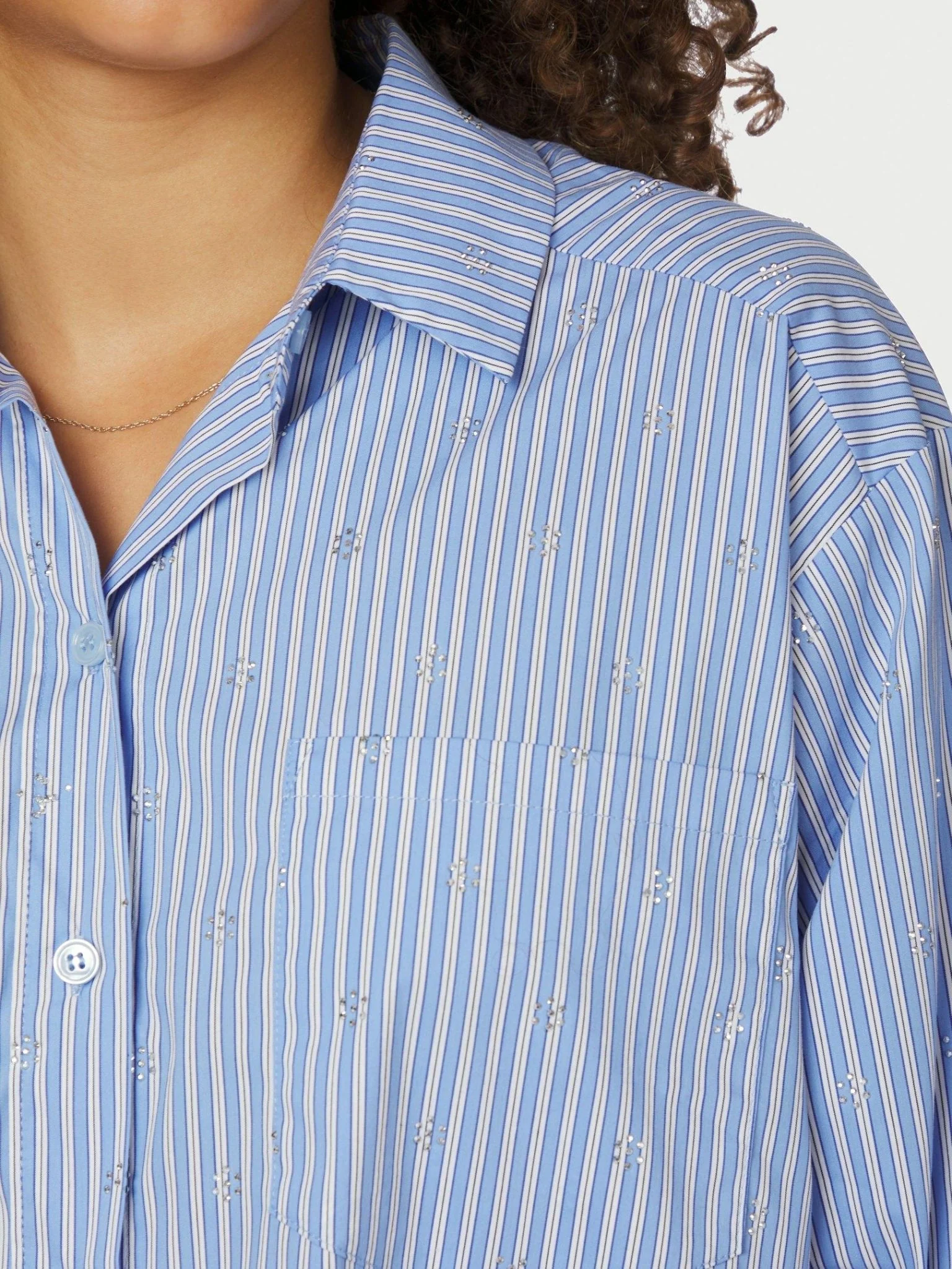 Dalma Decoration Shirt Light Blue - Image 13