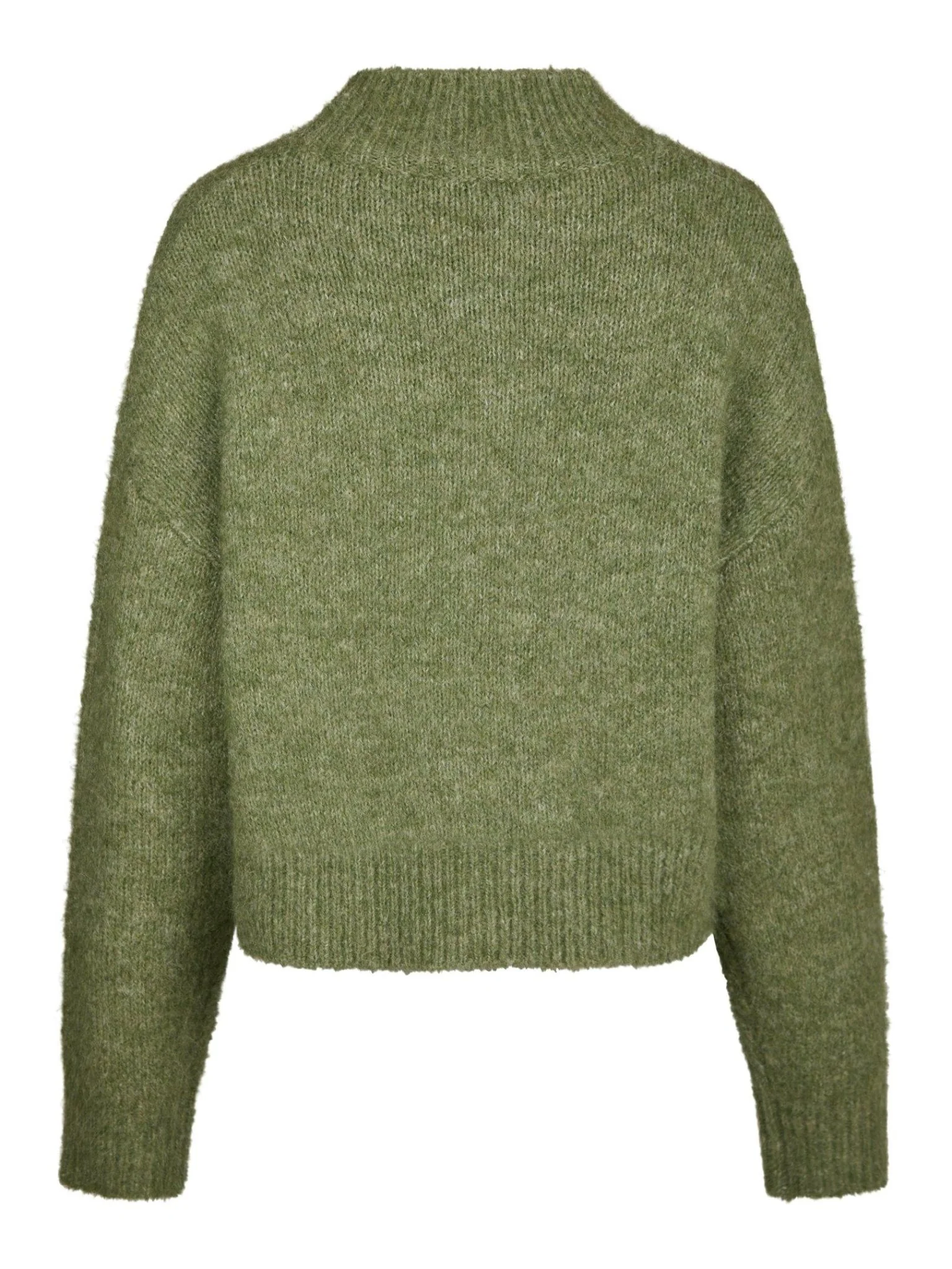 Paulina Fluffy Knit Blouse Dusty Green - Image 12