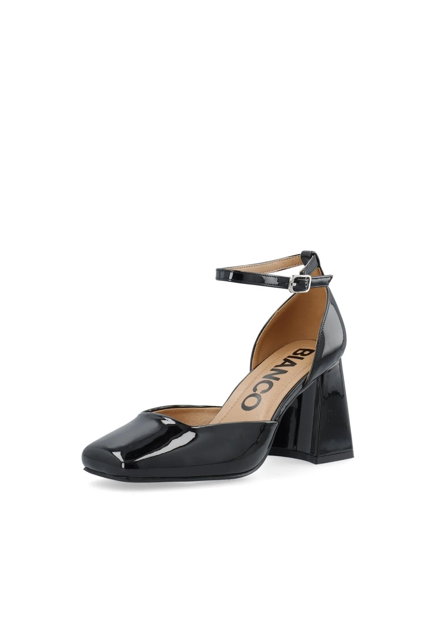 Biajoyce D'Orsay Pump Faux Leather Black Patent - Image 2