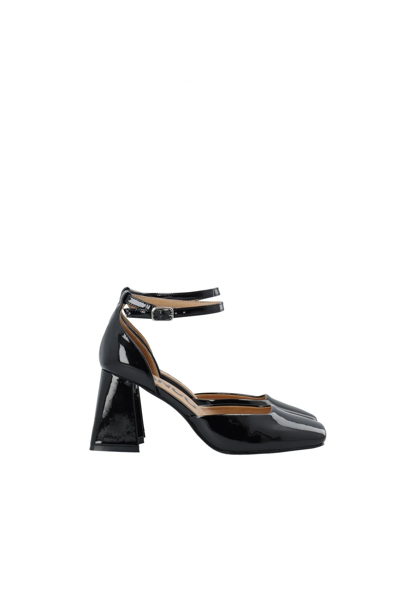 Biajoyce D'Orsay Pump Faux Leather Black Patent - Image 5