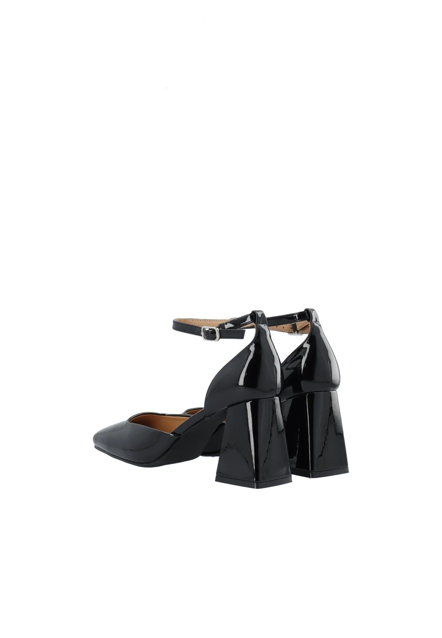 Biajoyce D'Orsay Pump Faux Leather Black Patent - Image 6