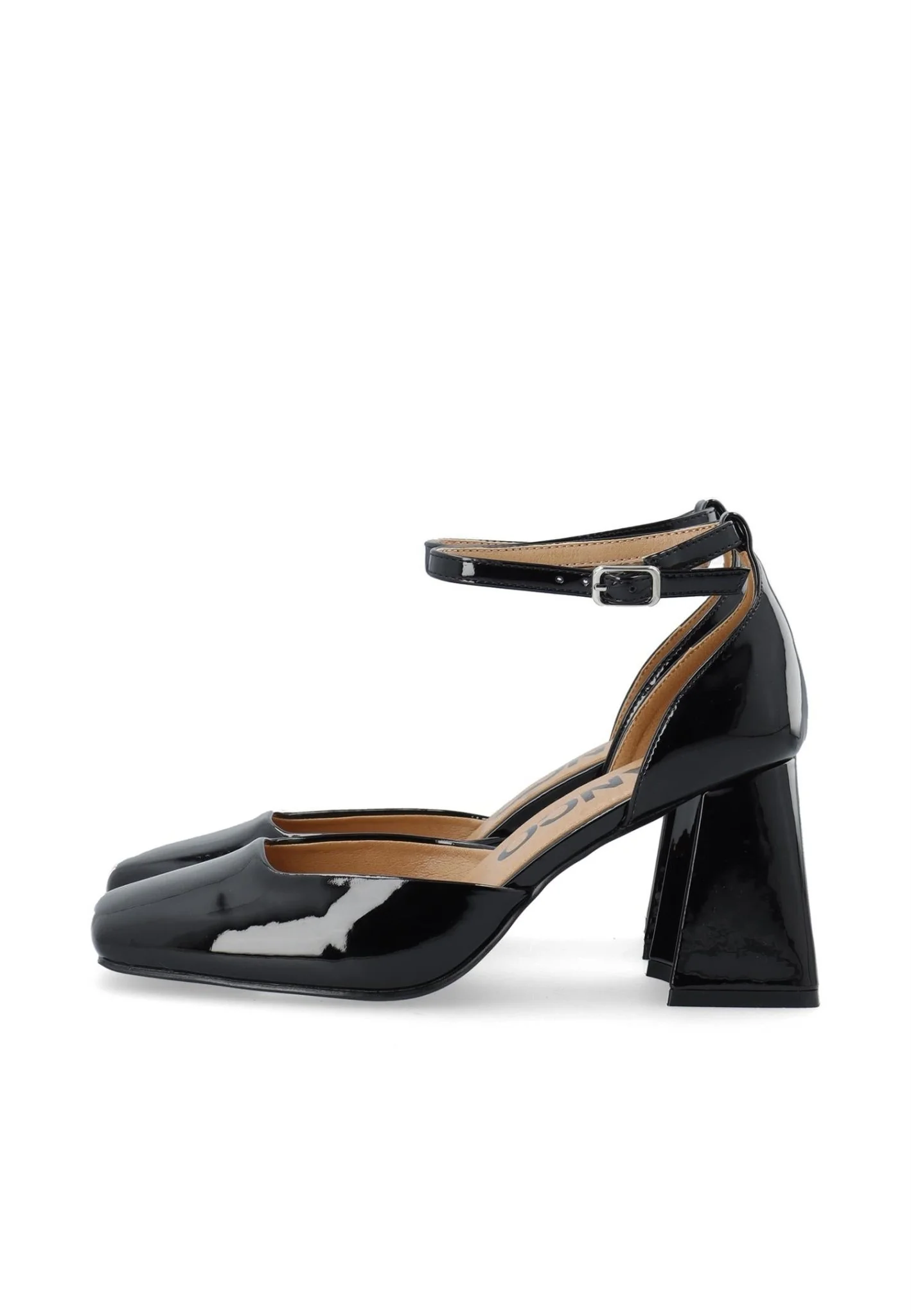 Biajoyce D'Orsay Pump Faux Leather Black Patent - Image 7