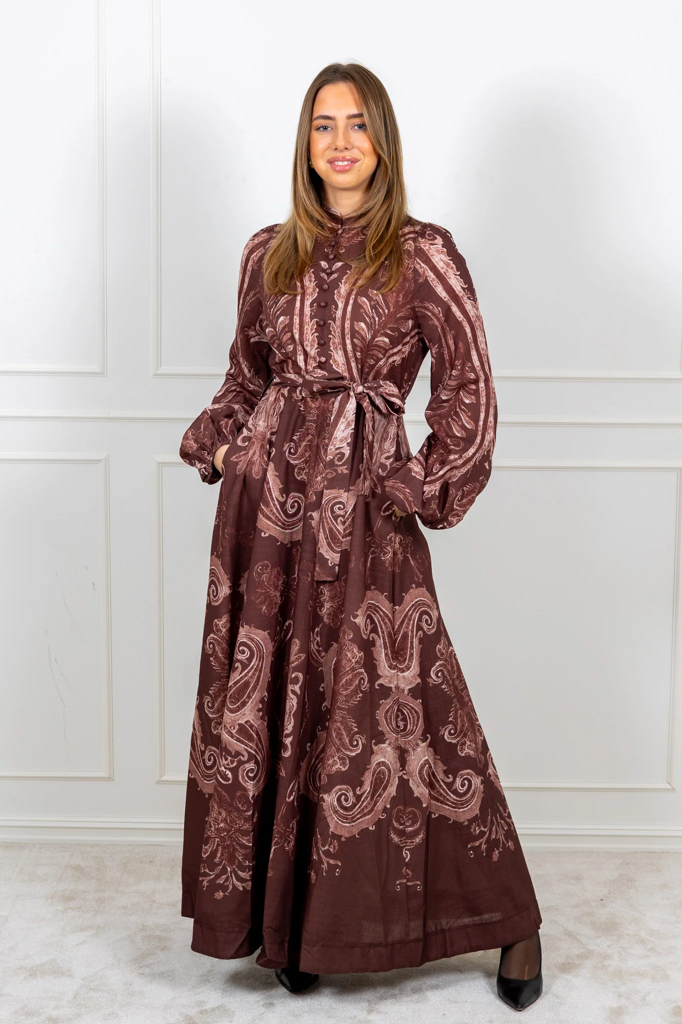 Frime Maxi Dress Choco