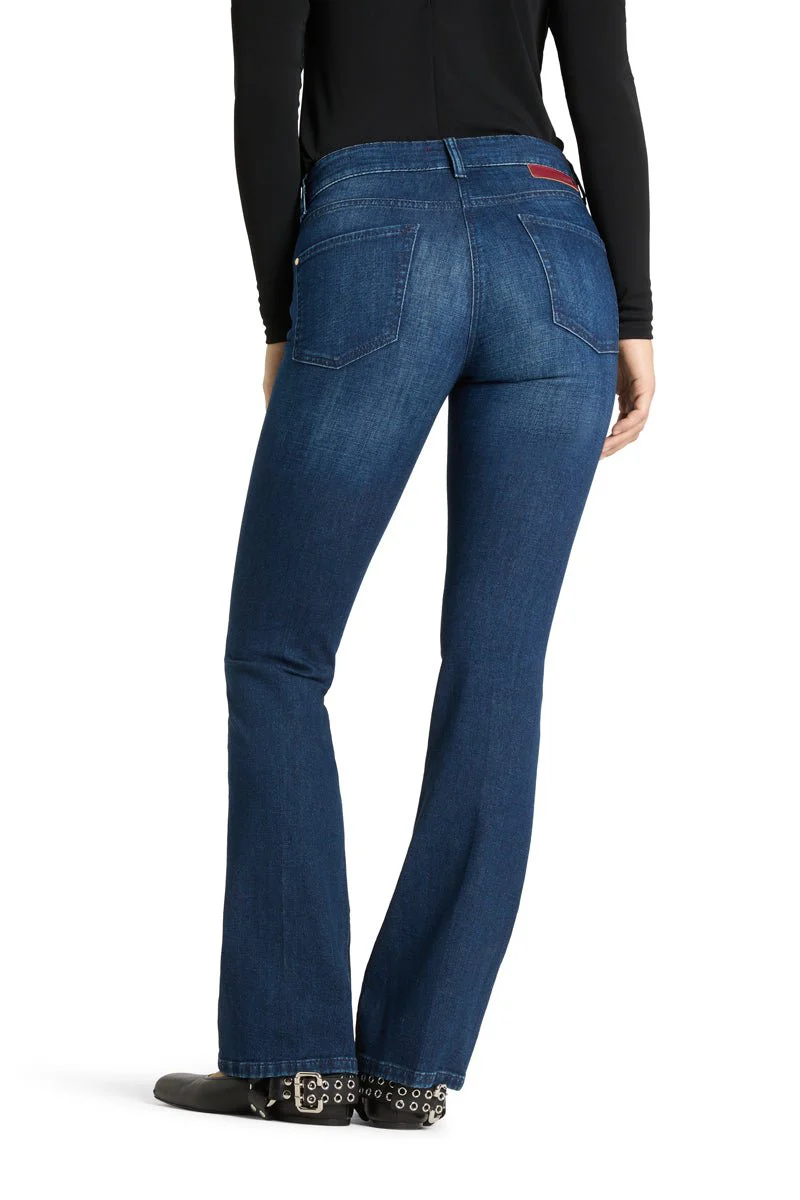 Paris Flared Jeans Mid Ink Used - Image 4