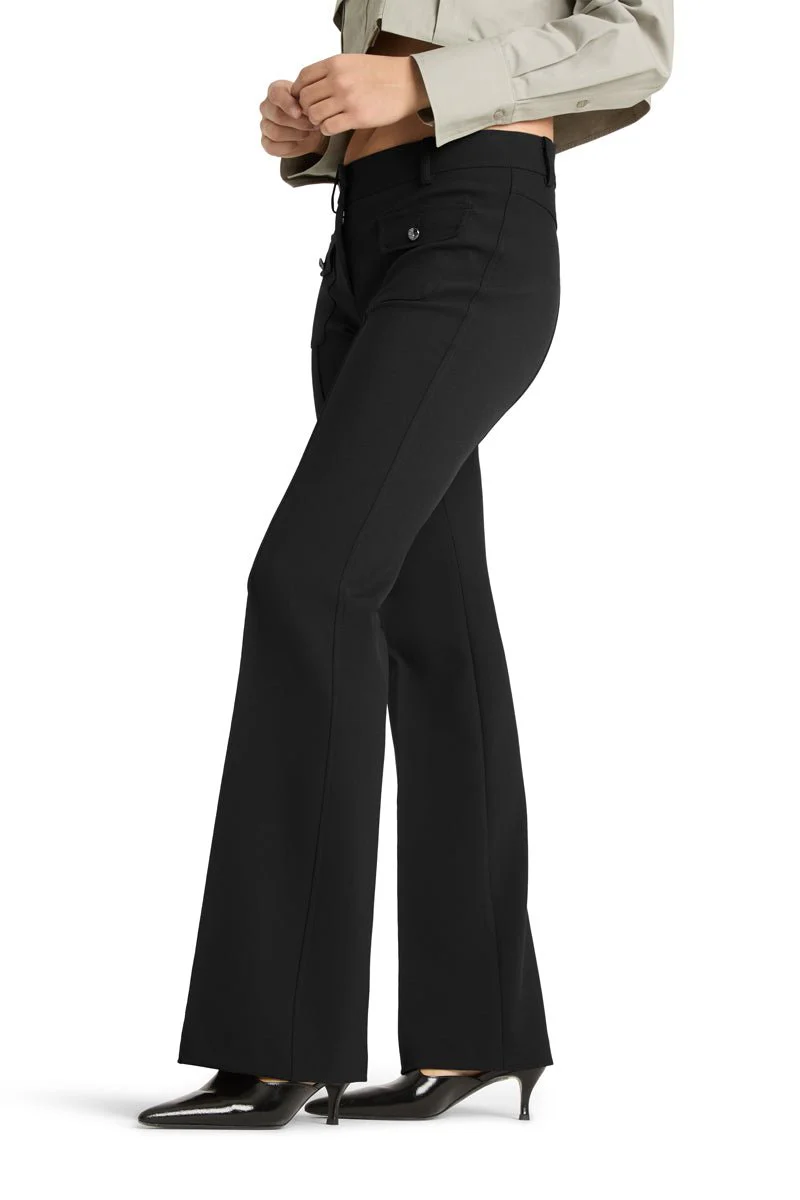 Farah Pocket Long Pant Black - Image 2