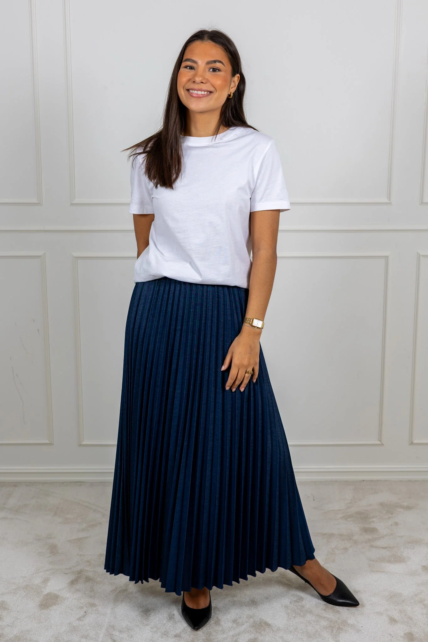 Cherrieiw Skirt Dark Denim - Image 3