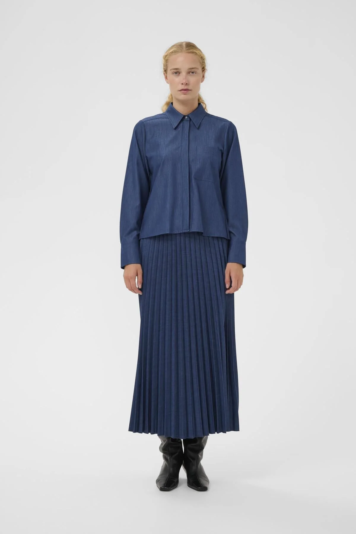 Cherrieiw Skirt Dark Denim - Image 5