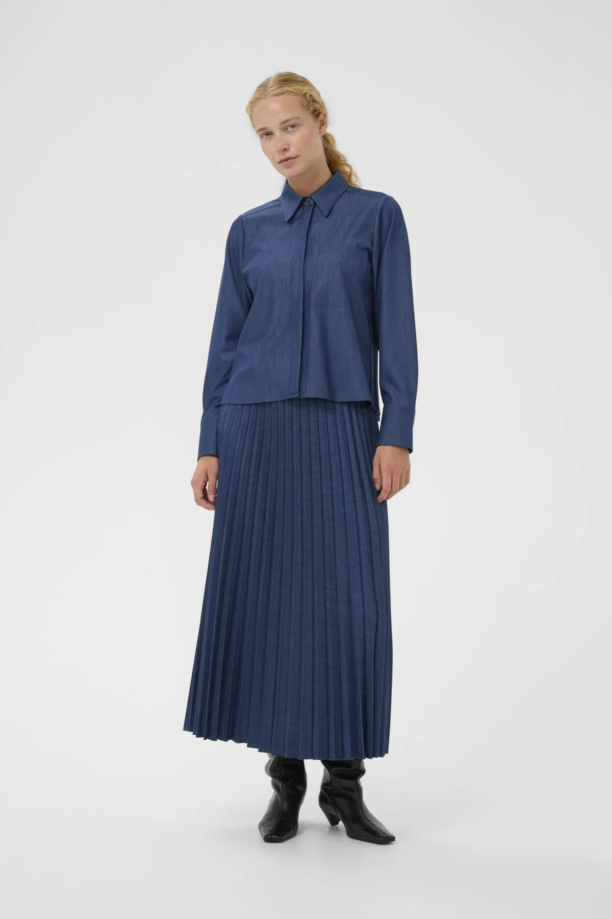 Cherrieiw Skirt Dark Denim - Image 6