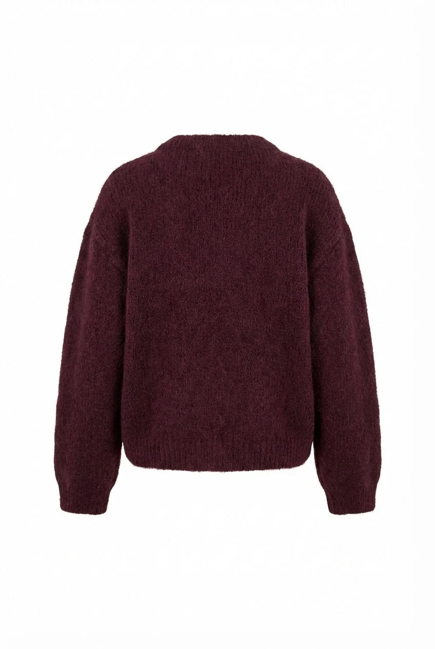 Ida Pullover Bordeaux - Image 13