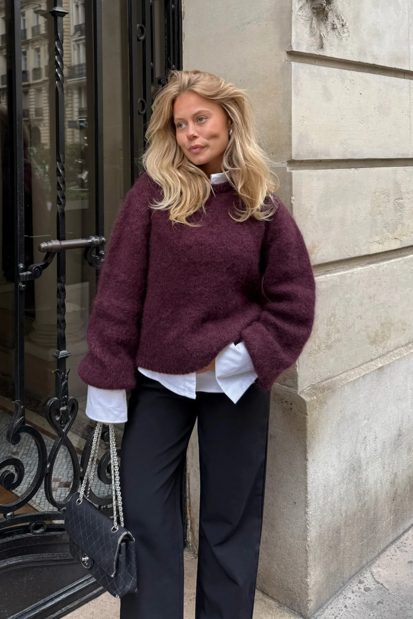 Ida Pullover Bordeaux - Image 3