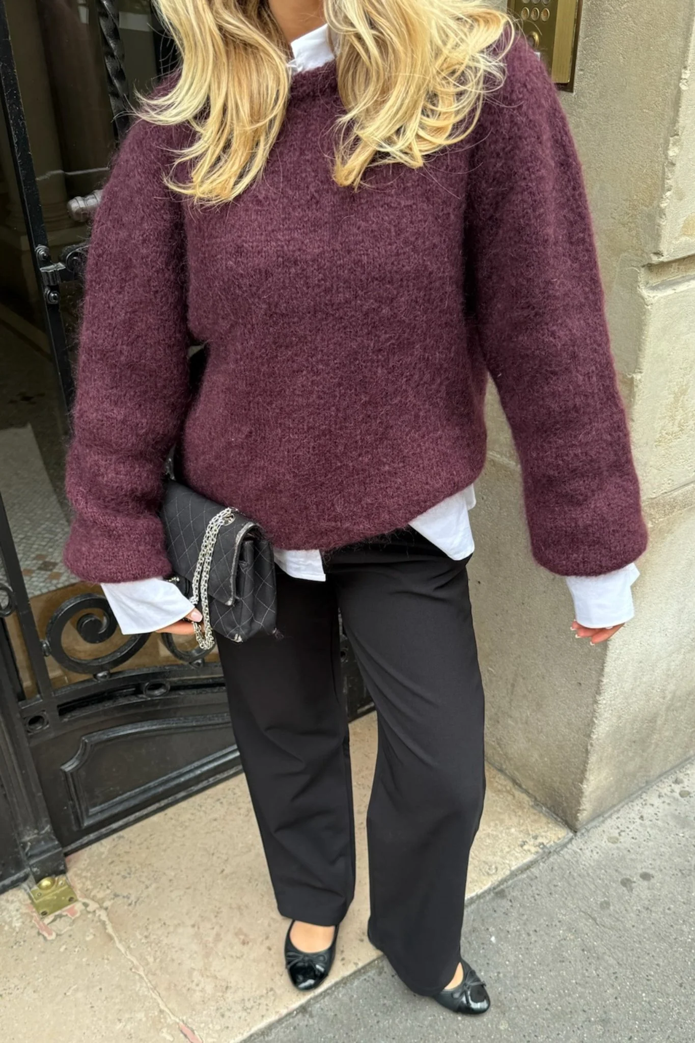 Ida Pullover Bordeaux - Image 4