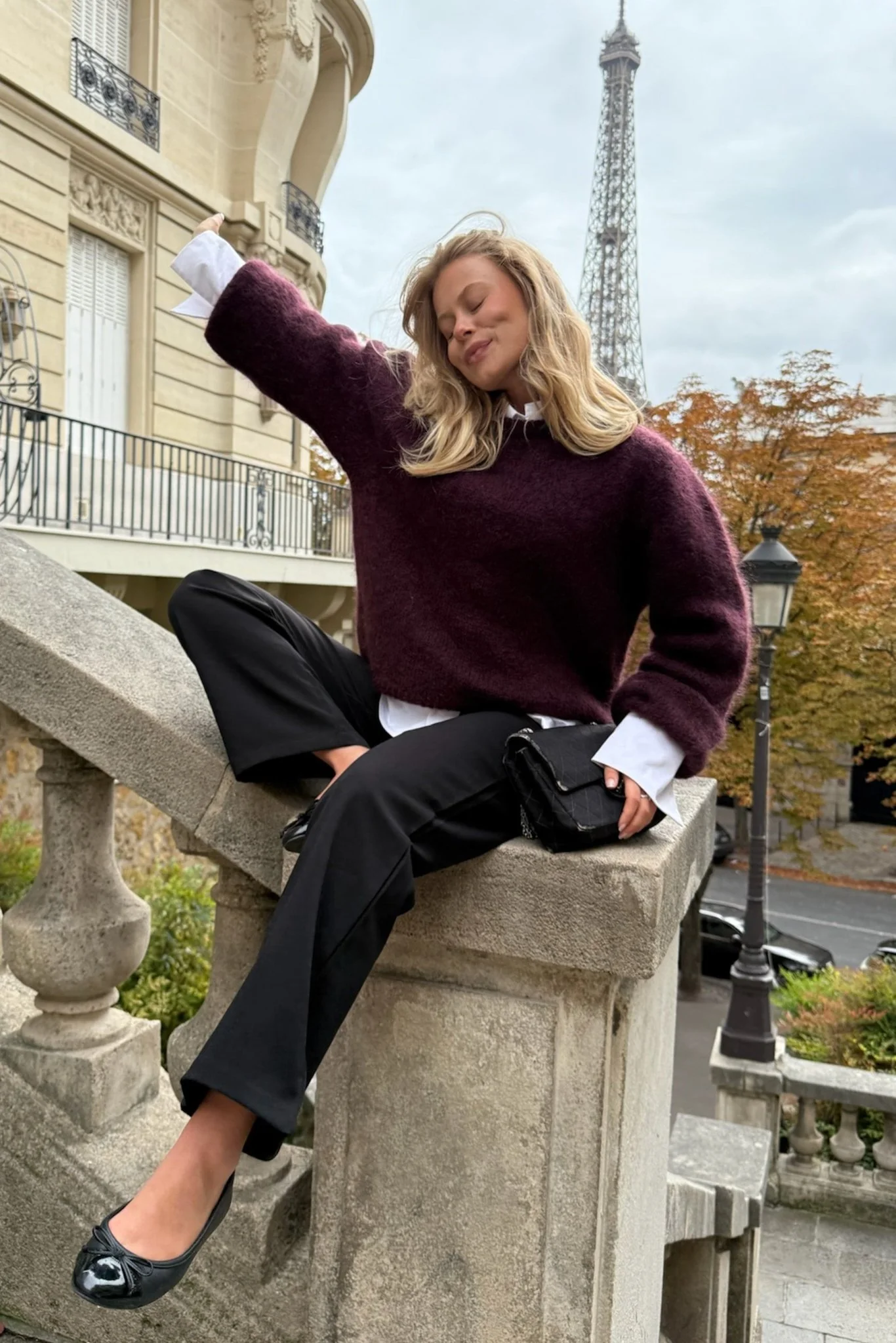 Ida Pullover Bordeaux - Image 5