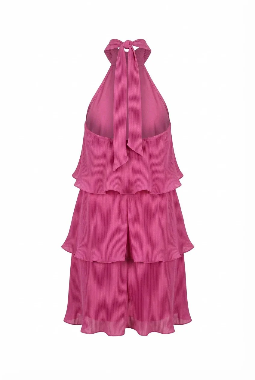 Karmen Dress Fuchsia Pink - Image 6