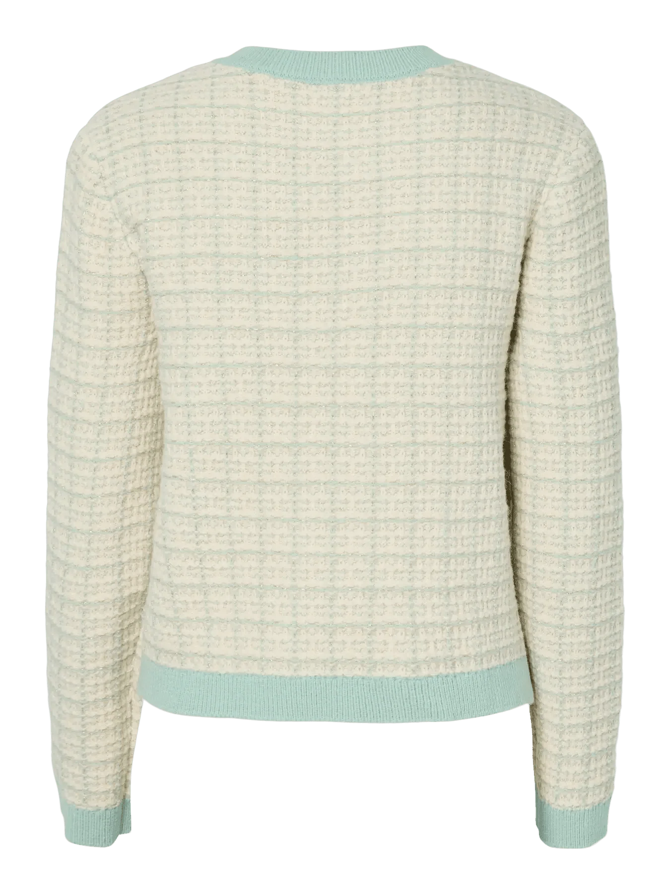 Livia Ls Short Knit Cardigan Lichen Birch - Image 10