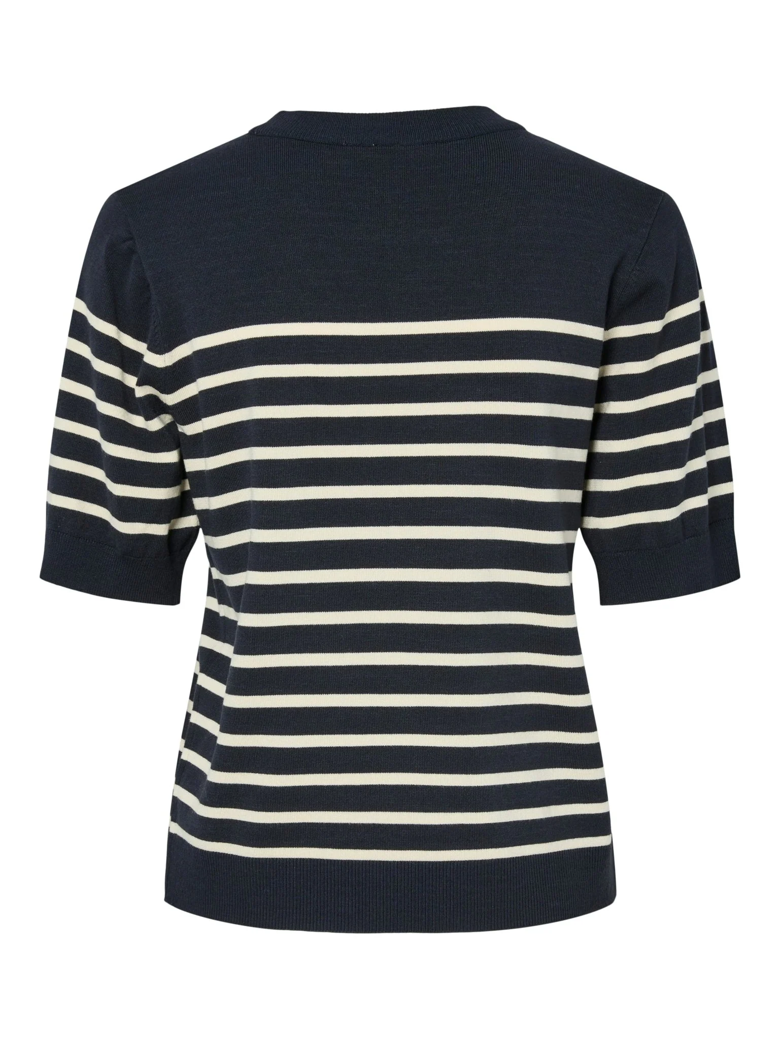Lena Ss Knit Pullover Navy Blazer Birch - Image 8