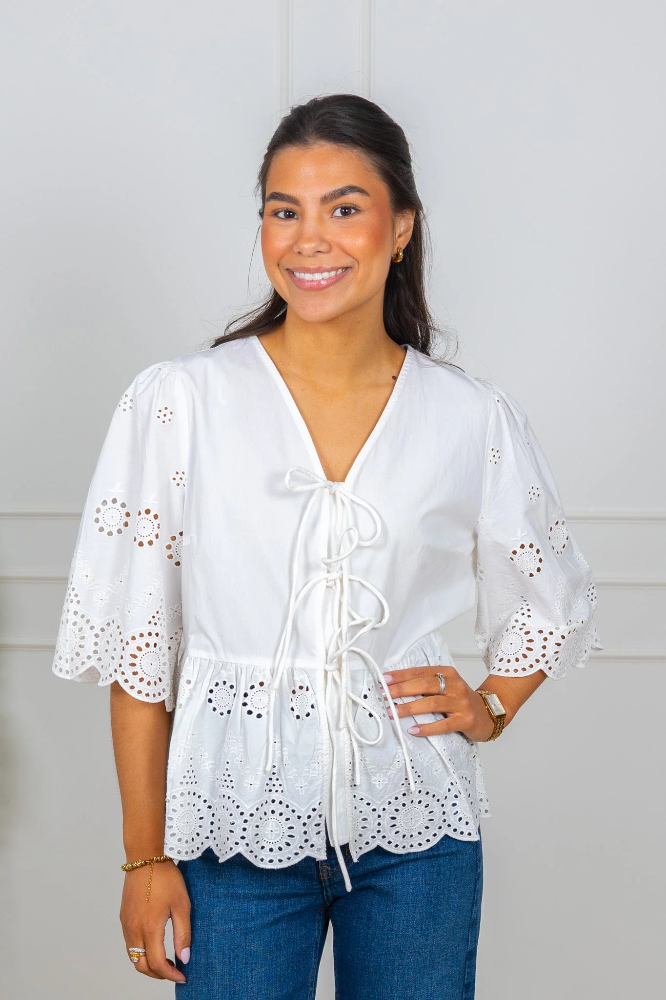 Cornelia 2/4 Tie Top Star White - Image 3