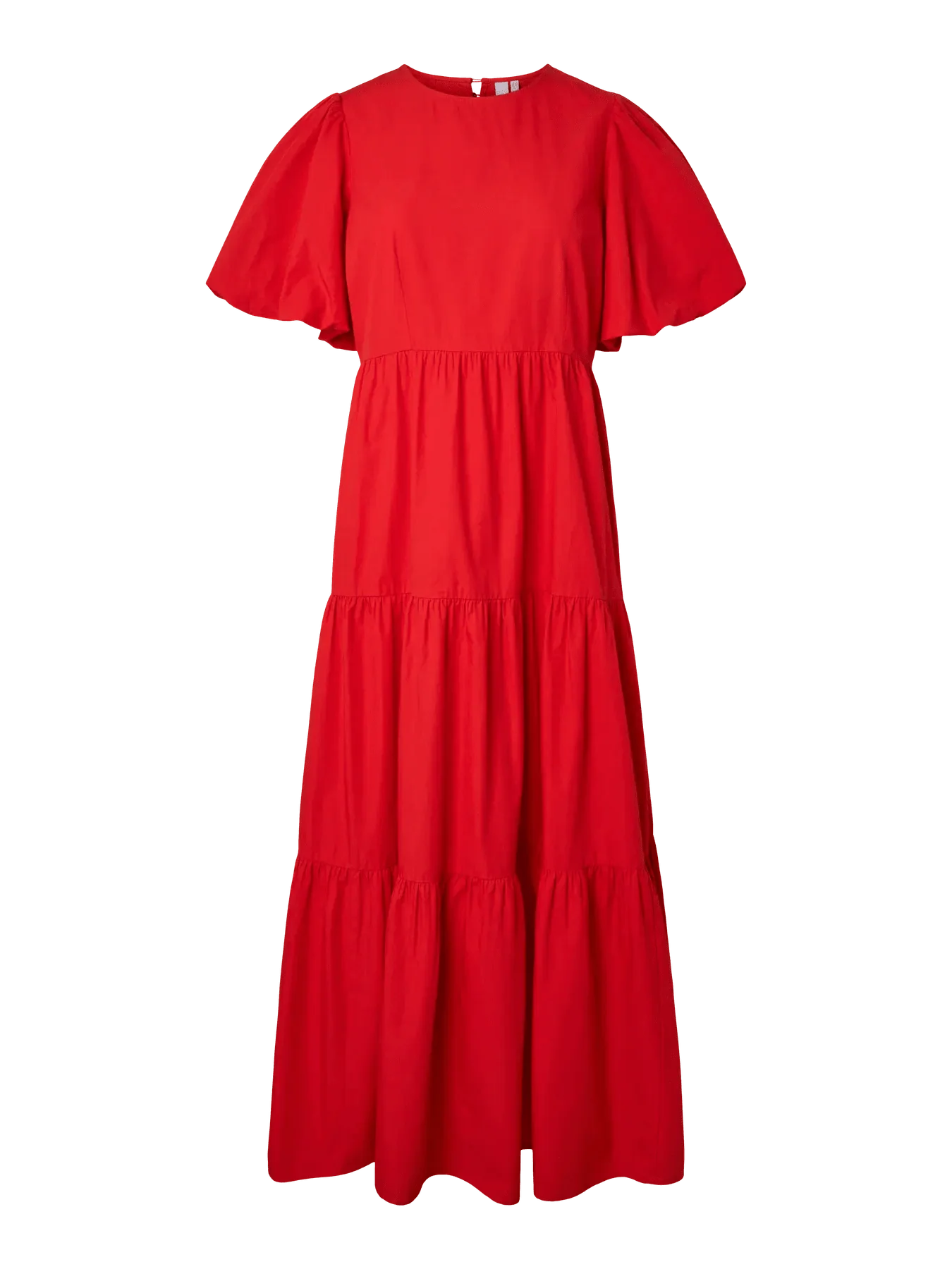 Colea Ss Ankle Dress Fiery Red - Image 2