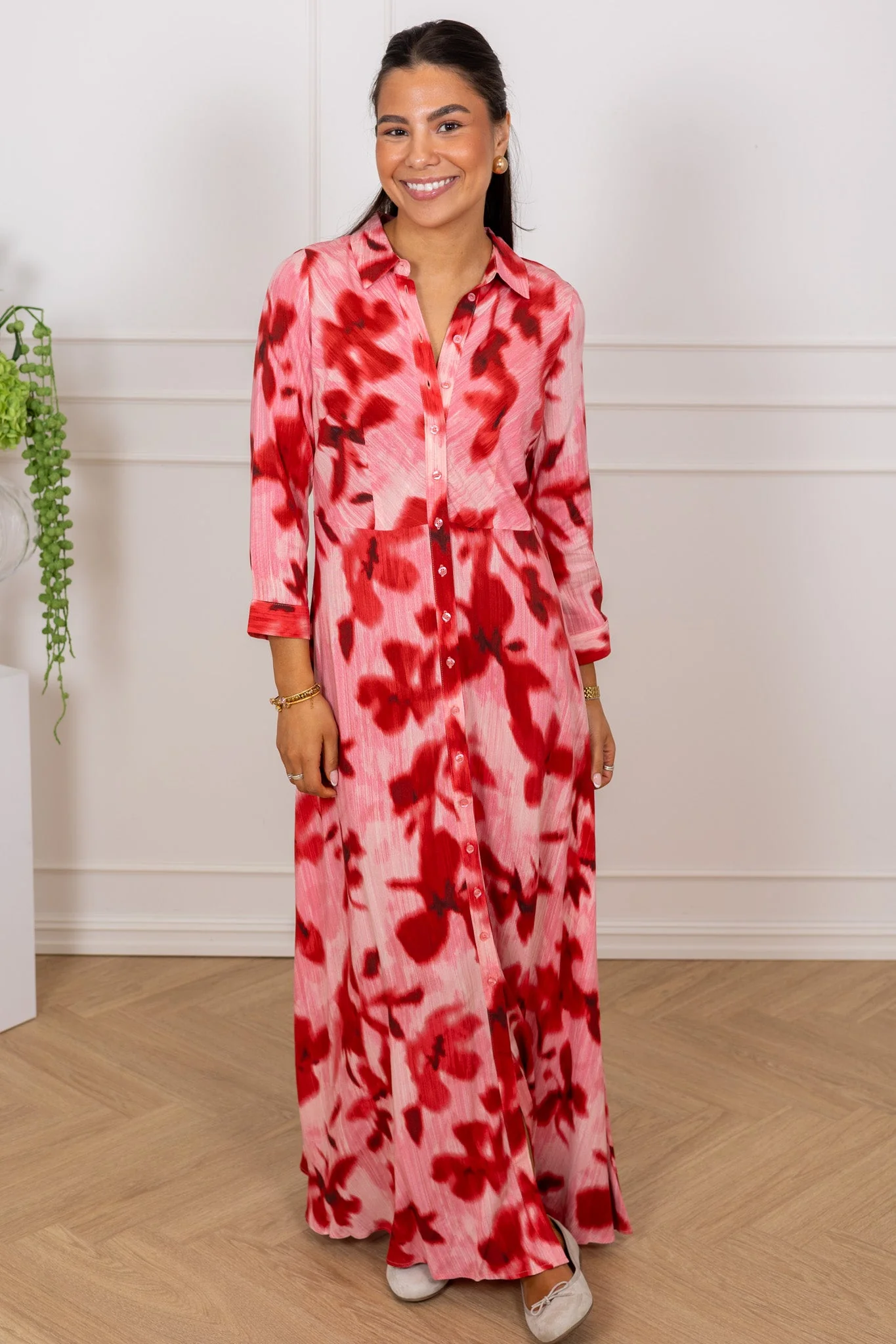 Savanna Long Shirt Dress Moonlite Mauve Cammy