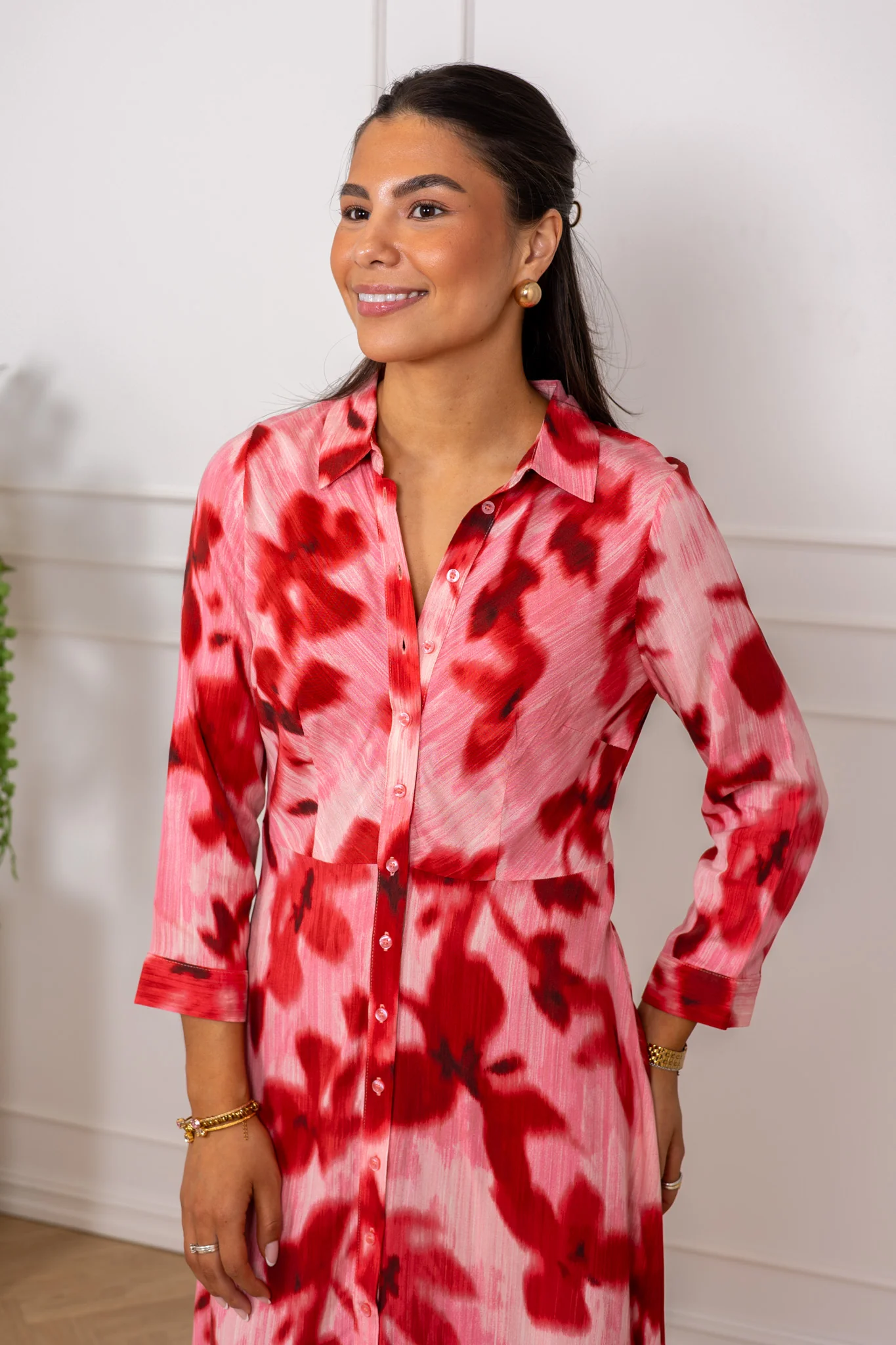 Savanna Long Shirt Dress Moonlite Mauve Cammy - Image 7