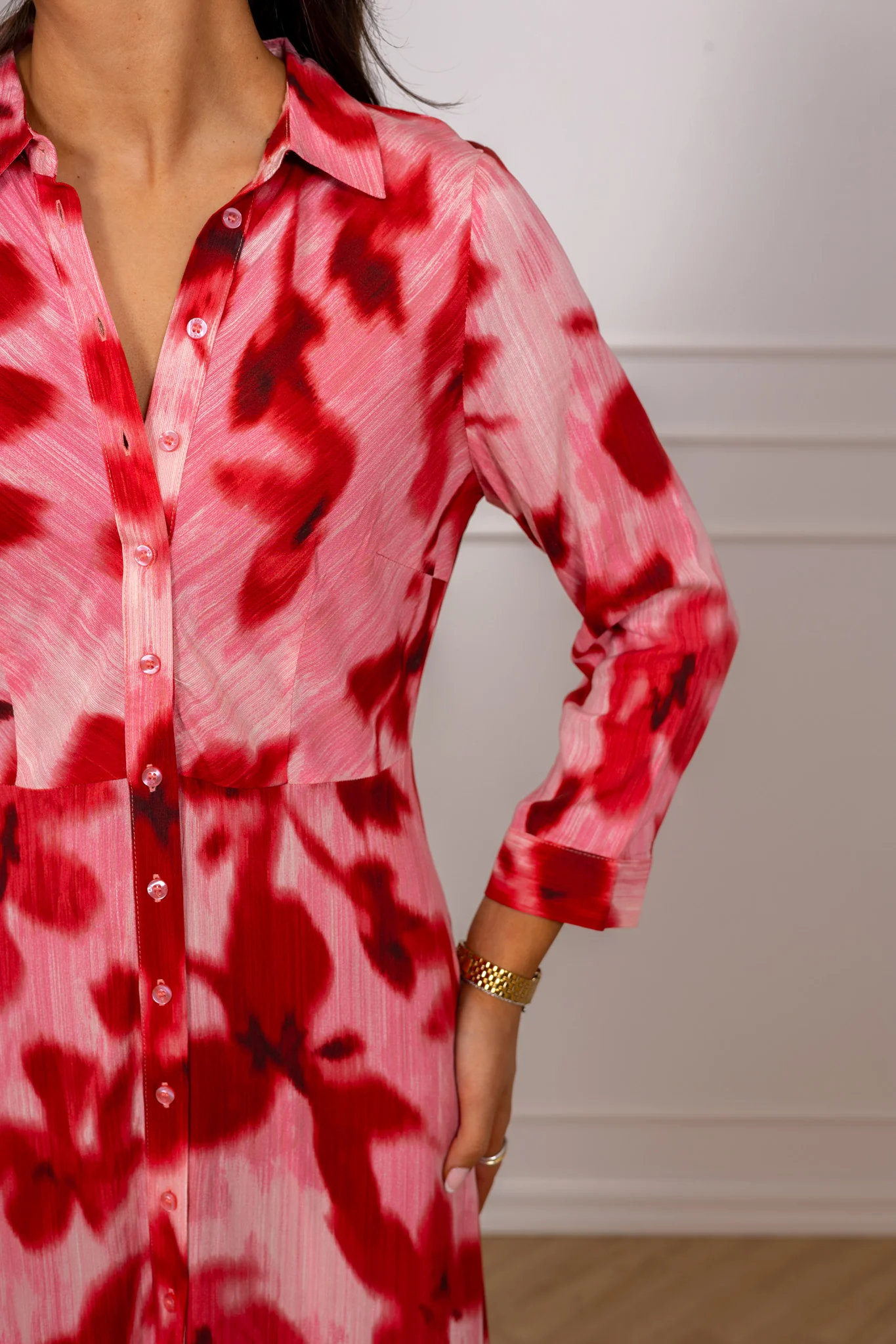 Savanna Long Shirt Dress Moonlite Mauve Cammy - Image 8