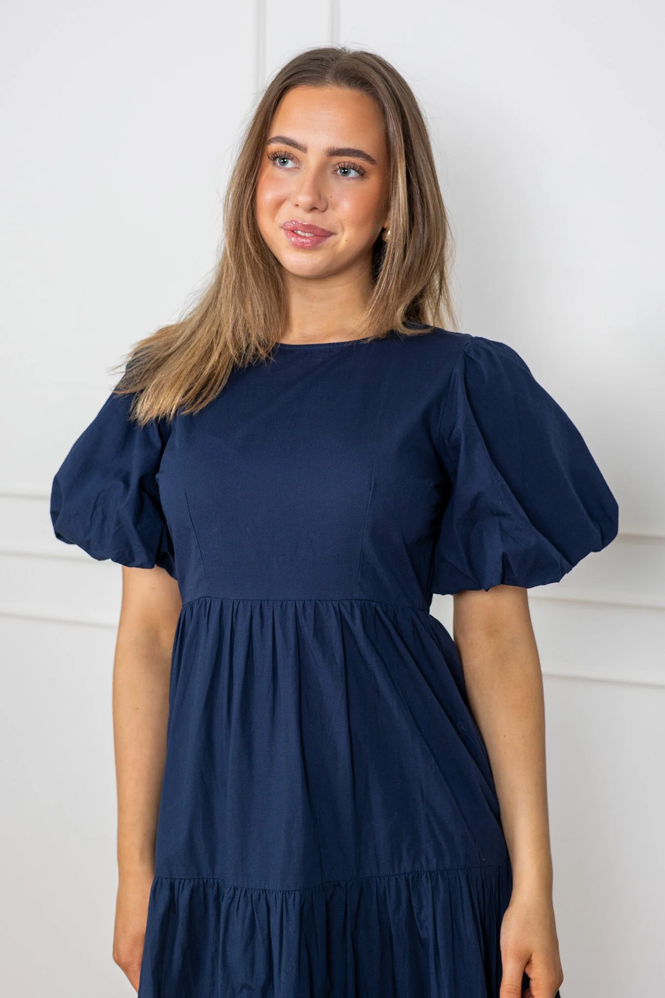 Colea Ss Ankle Dress Navy Blazer - Image 8