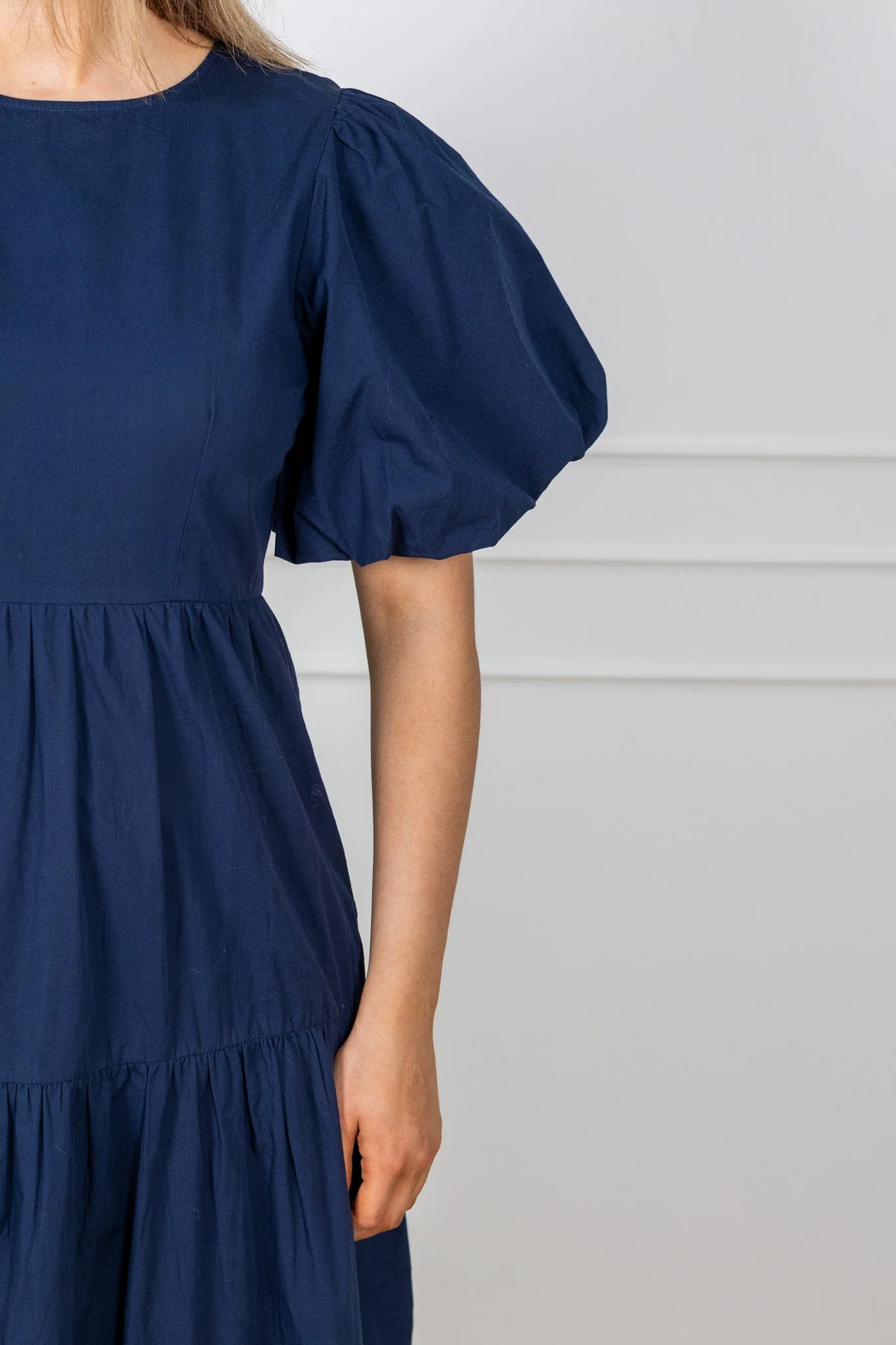 Colea Ss Ankle Dress Navy Blazer - Image 9