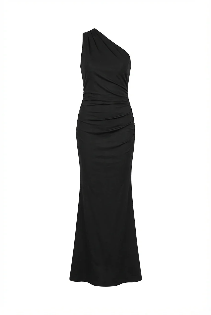 Andrea Maxi Dress Black - Image 2