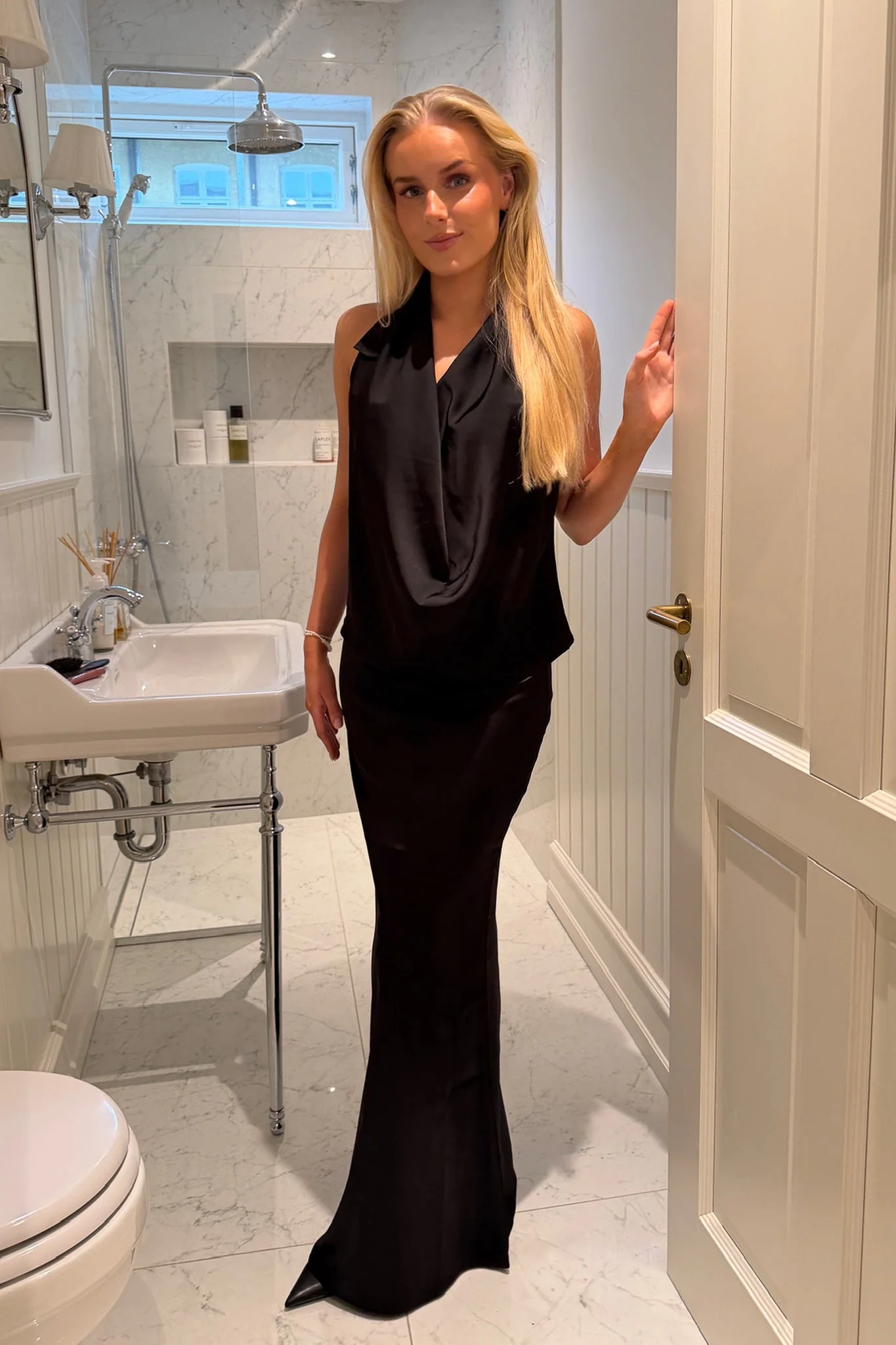 Holly Wrap Top Black - Image 4