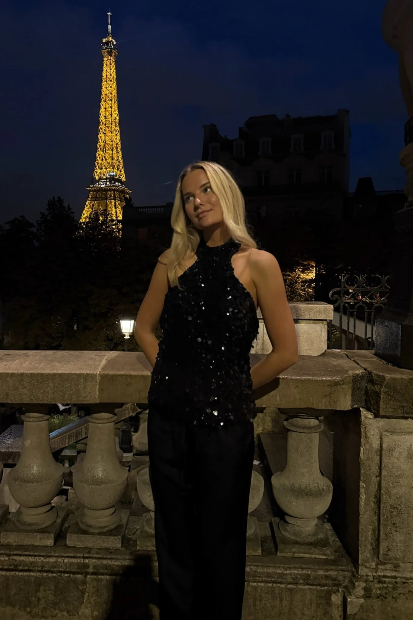 Emily Top Black Sequin - Image 2