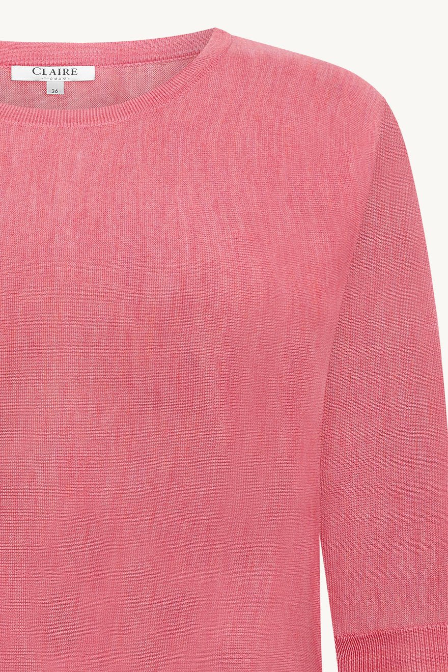Pippa Pullover Coral Blush Melange - Image 3