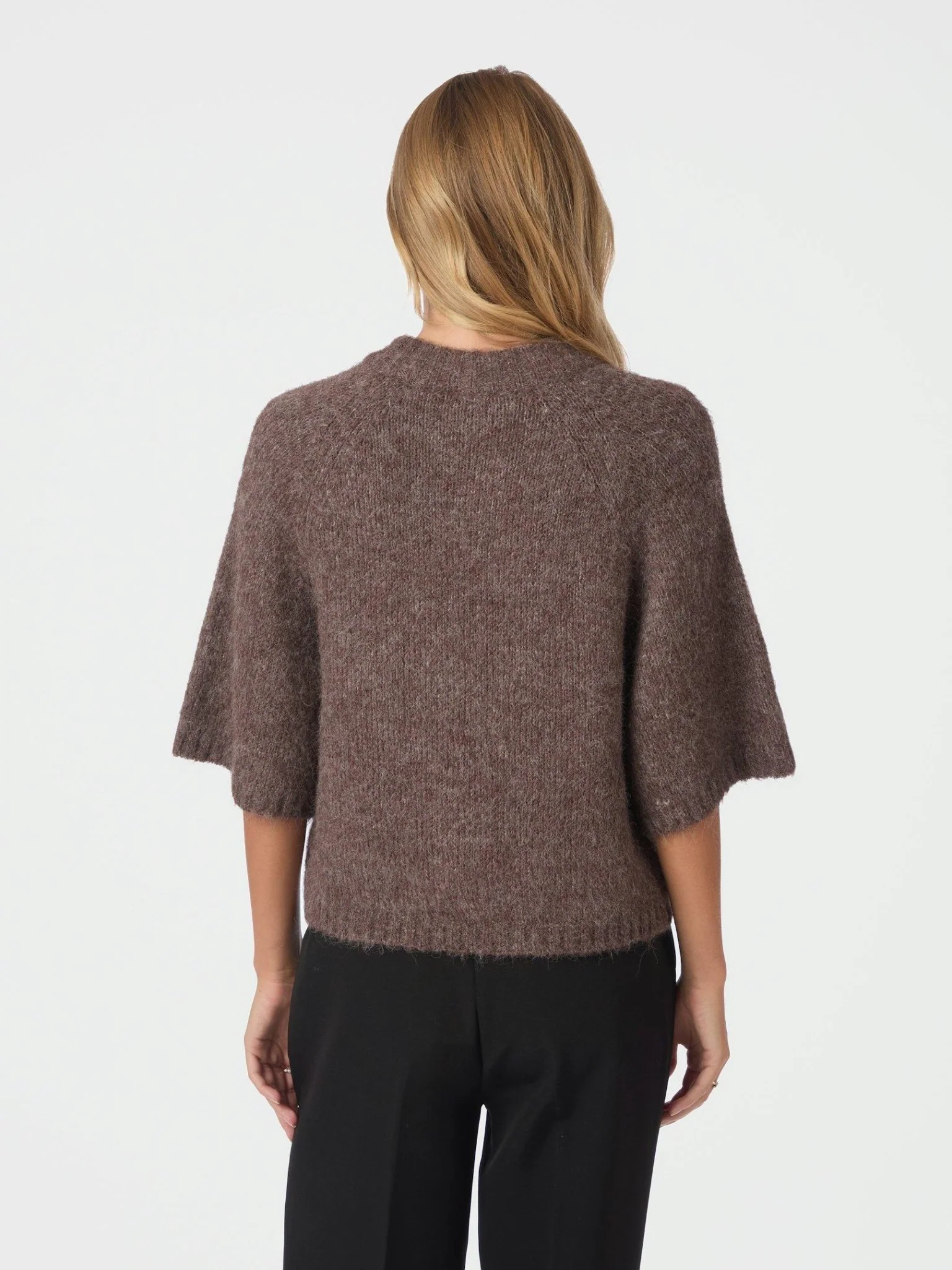 Benuta Fluffy Knit Cardigan Light Brown - Image 8