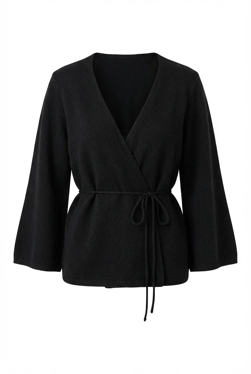 Anne Cardigan Black - Image 2
