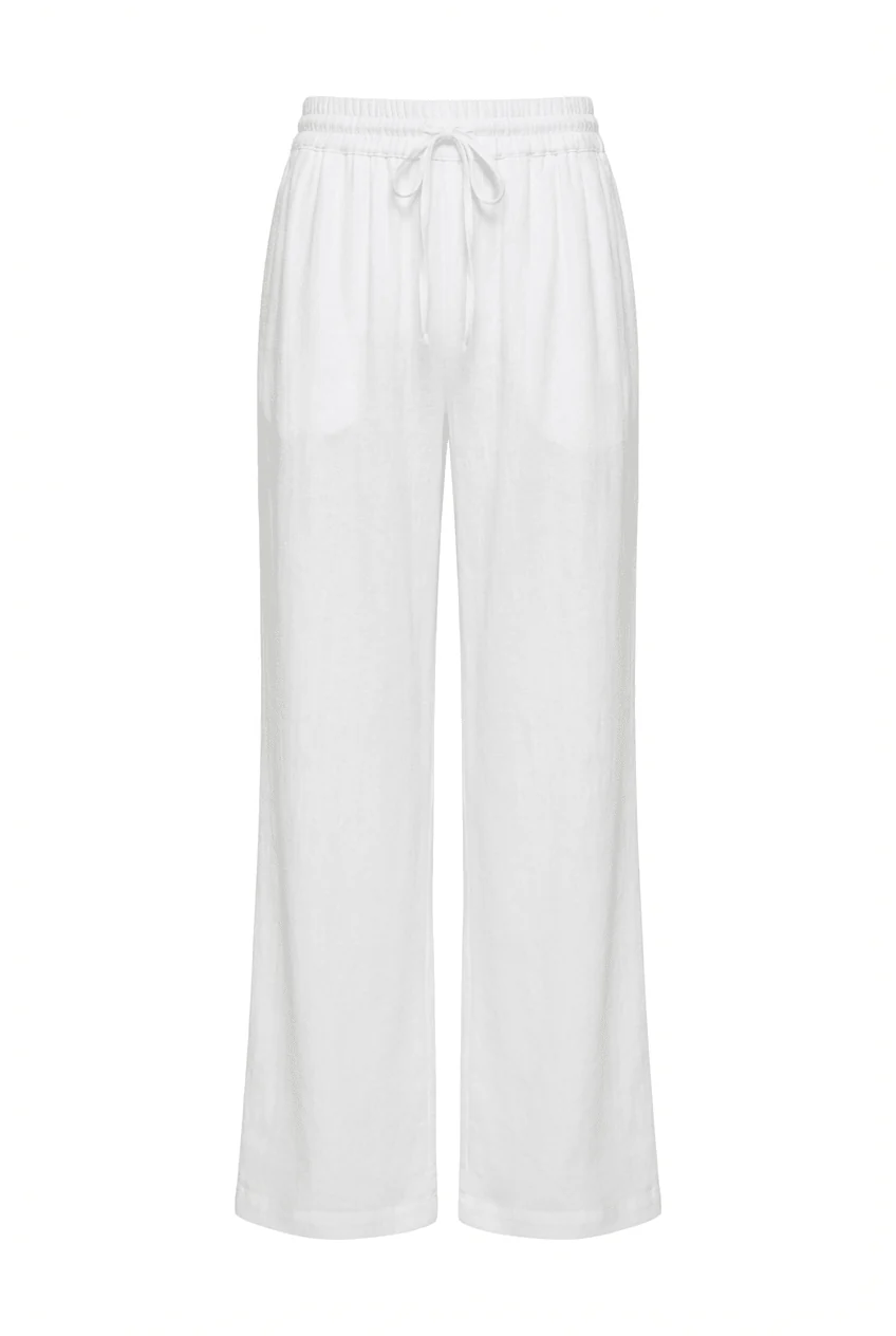 Viva-Gulia Hw Long Sun Pant Snow White - Image 2