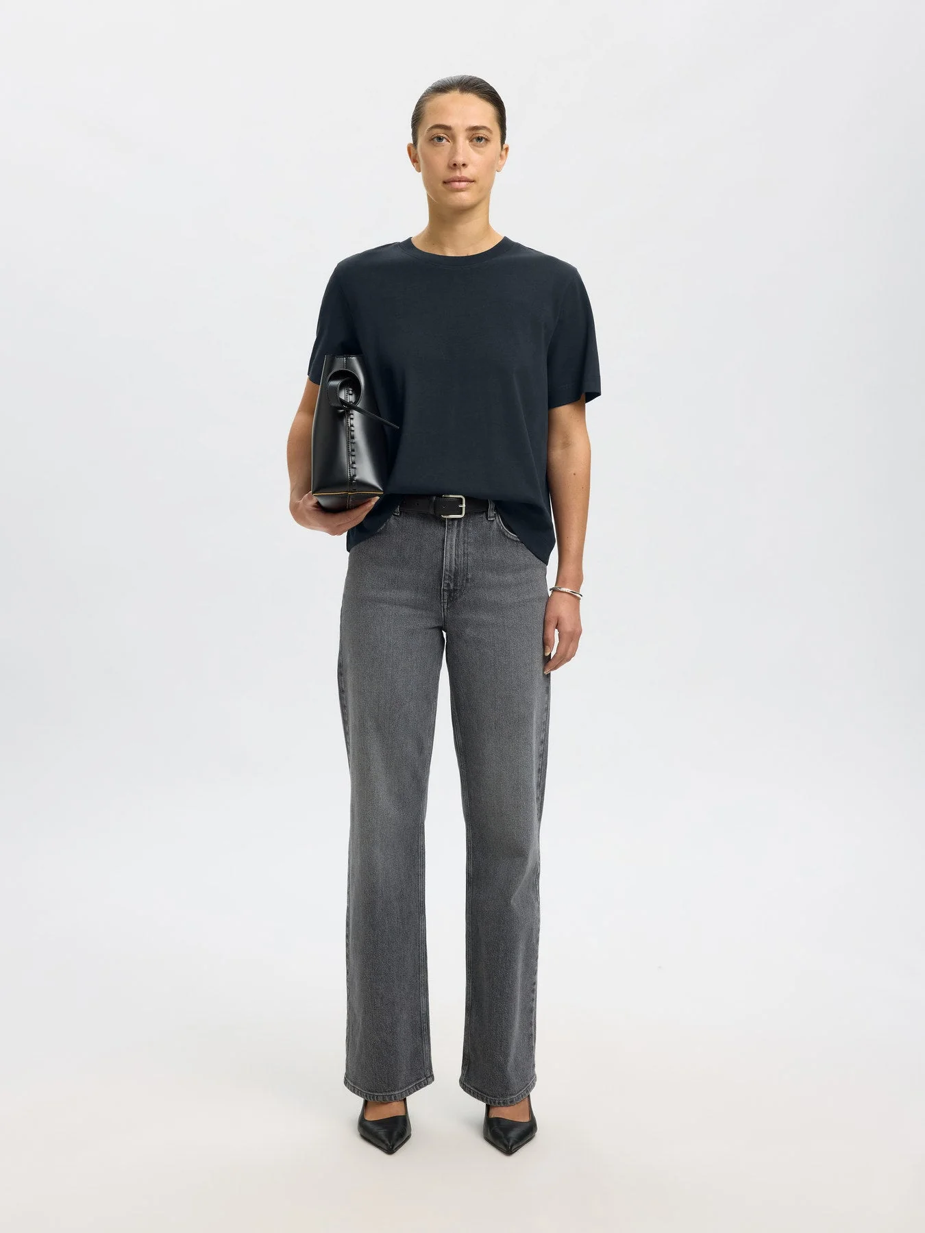 Essential Ss Boxy Tee Dark Sapphire - Image 9