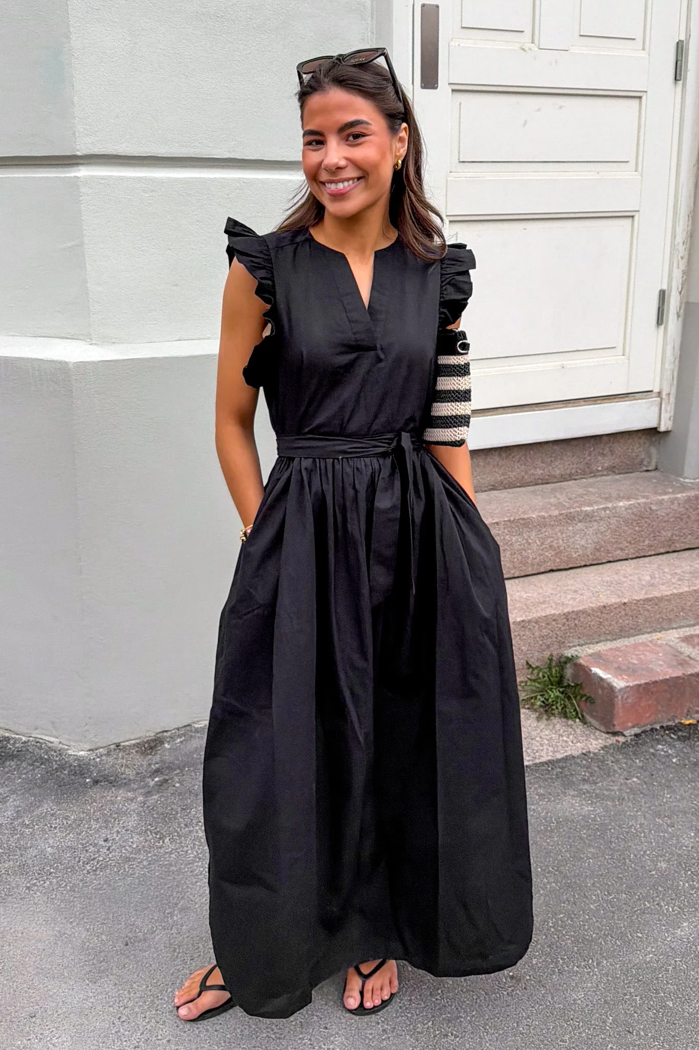 Blair-Ida Regular Sl Long Dress Black