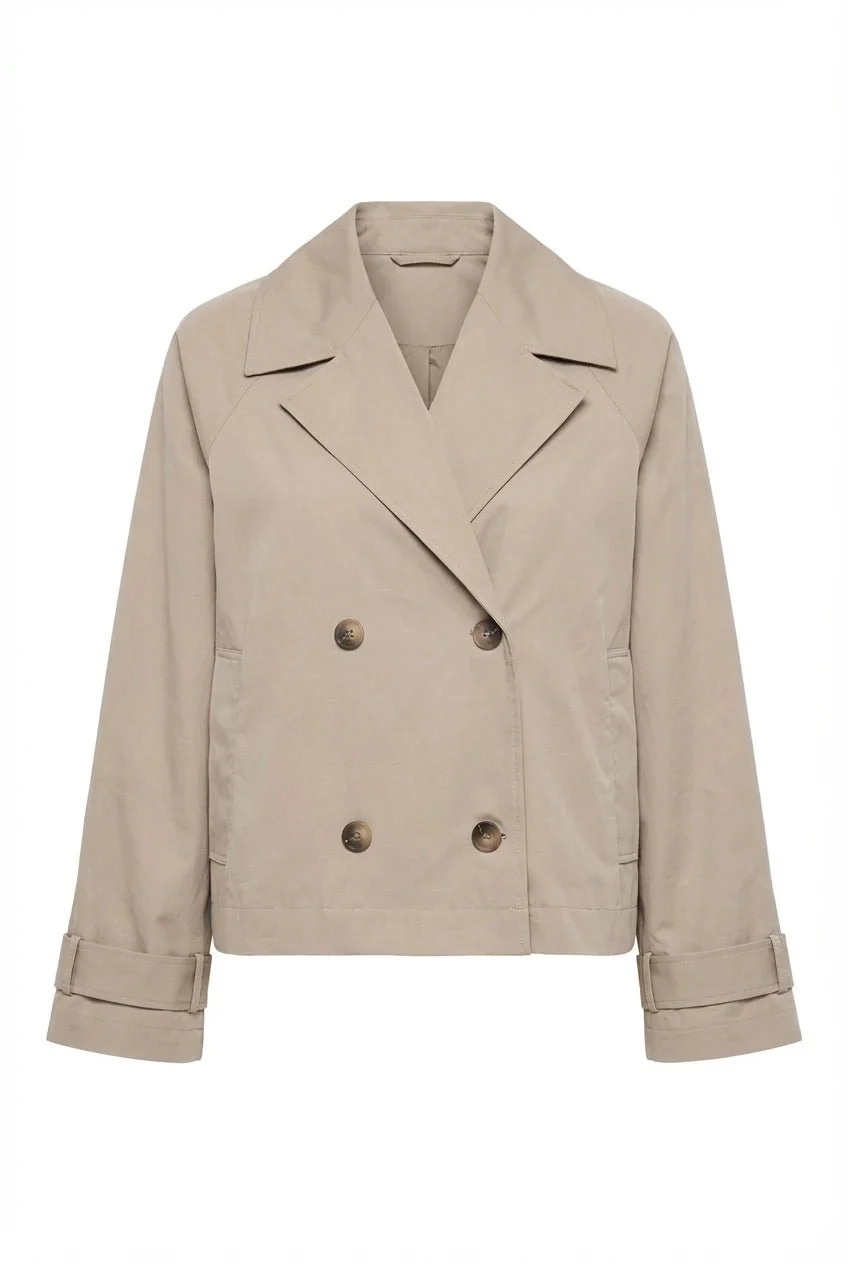 New Cilo Short Trenchcoat Pure Cashmere - Image 2