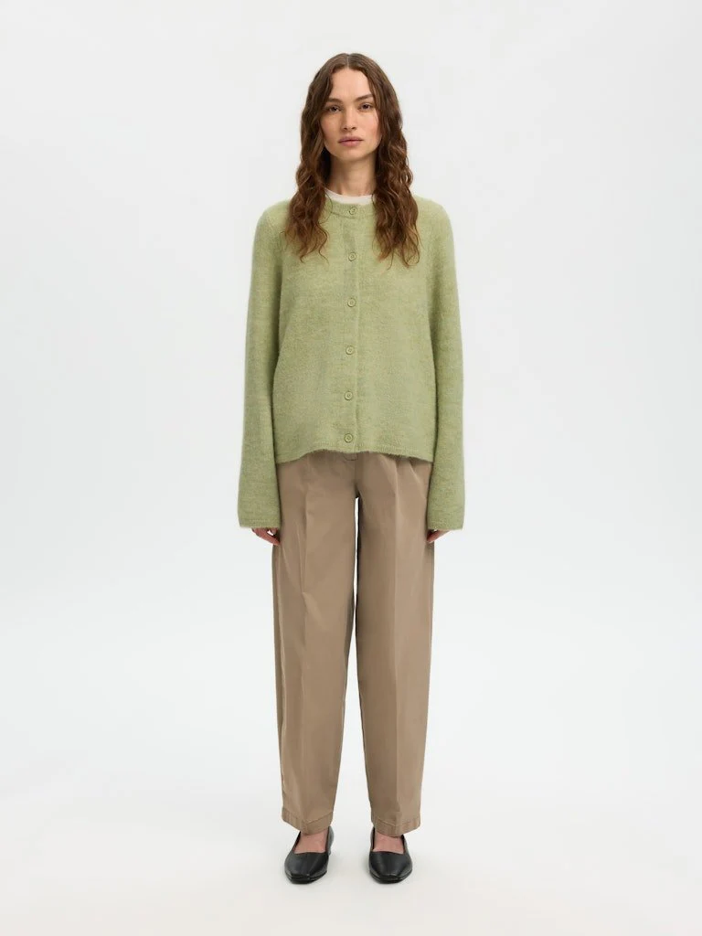Lulu New Ls Knit Cardigan Lint Melange - Image 11