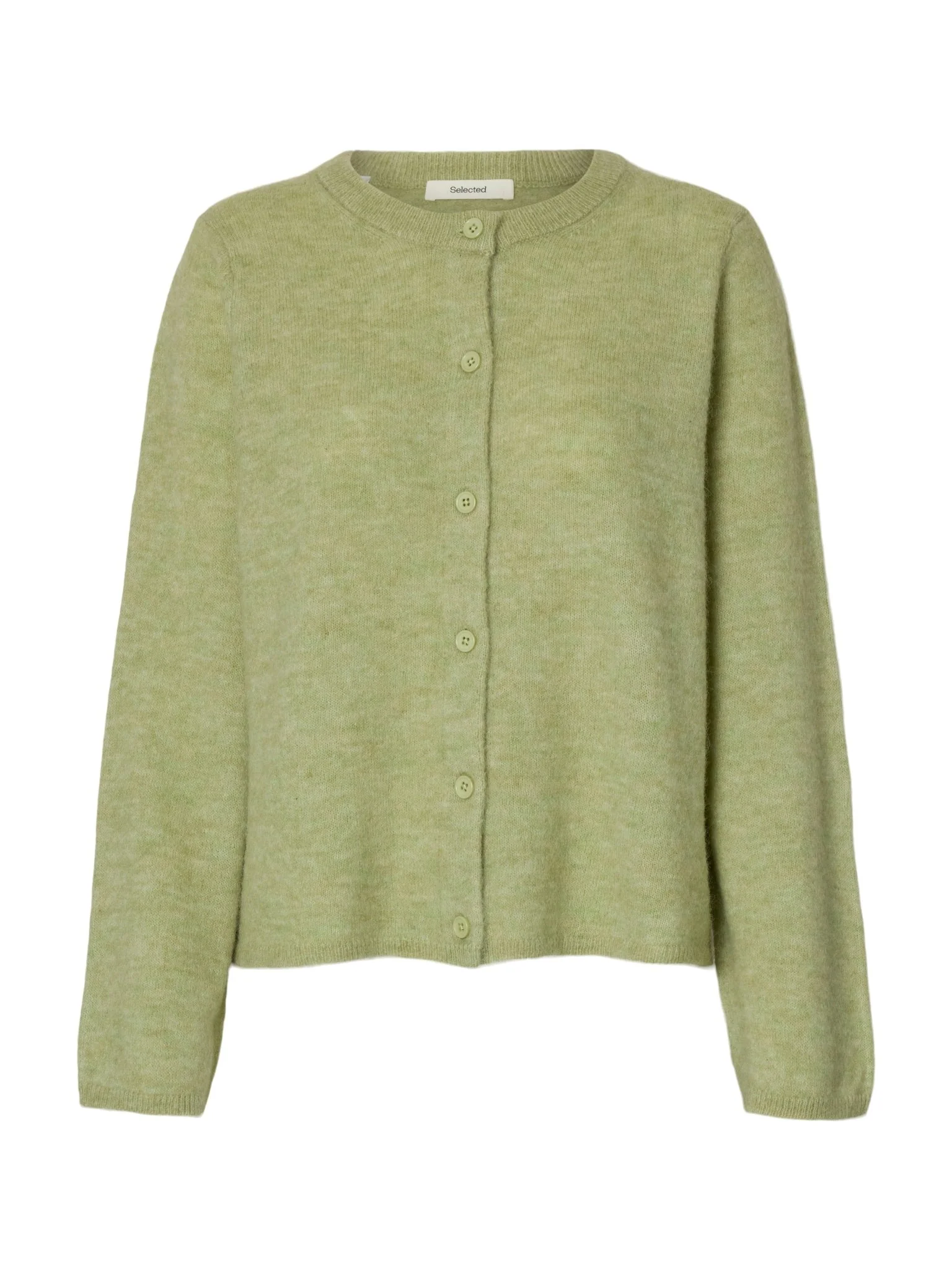 Lulu New Ls Knit Cardigan Lint Melange - Image 2