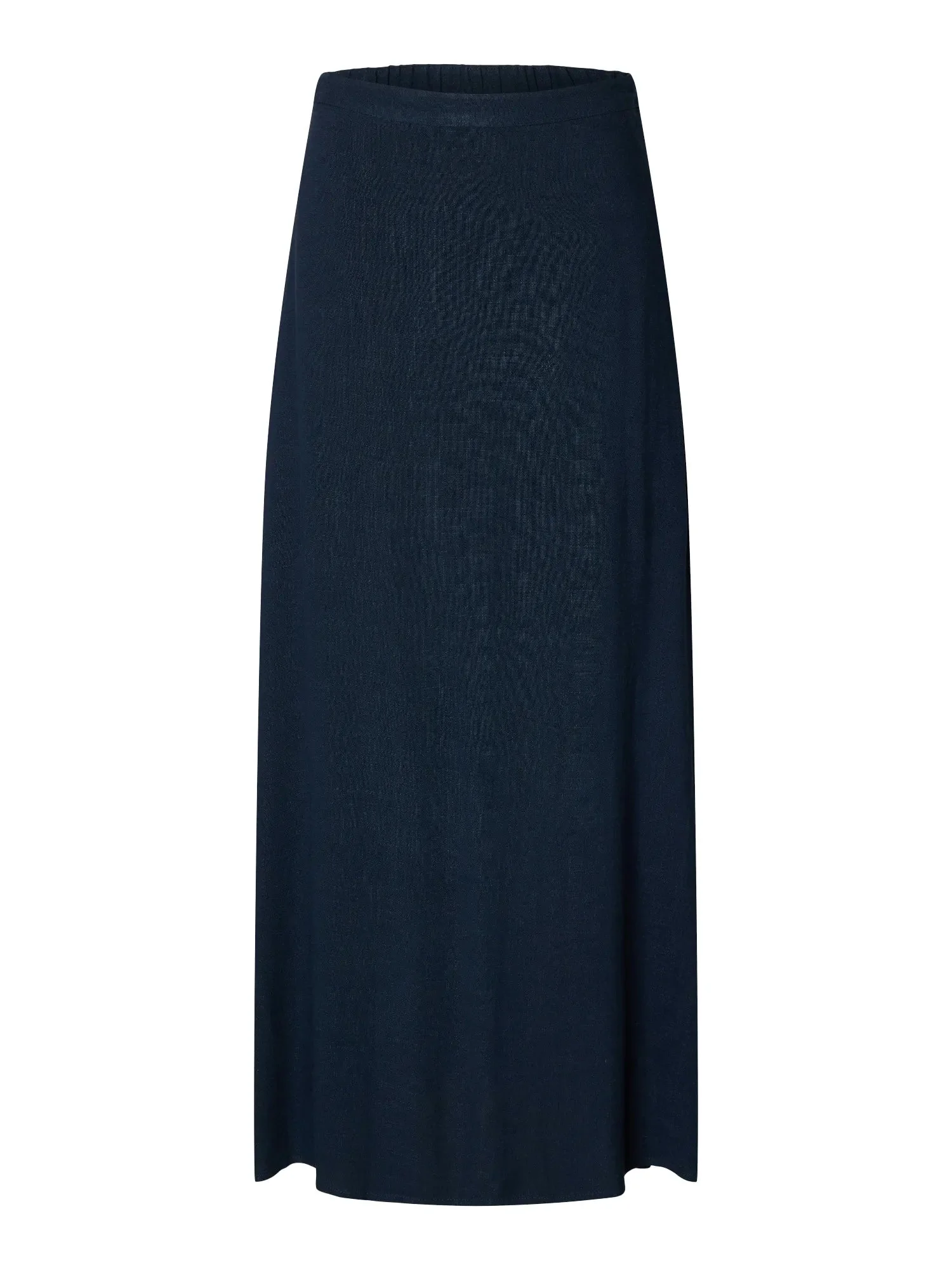 Viva Hw Ankle Linen Blend Skirt Dark Sapphire - Image 2