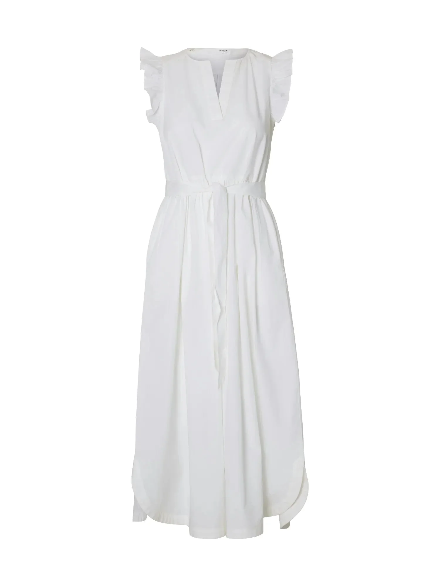 Blair-Ida Regular Sl Long Dress Bright White - Image 2
