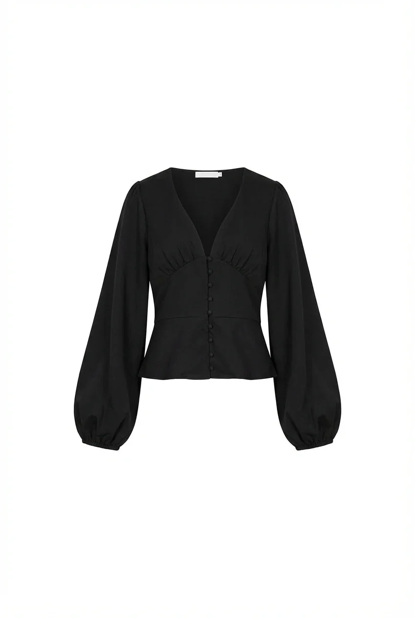 Addy Shirt Black - Image 2