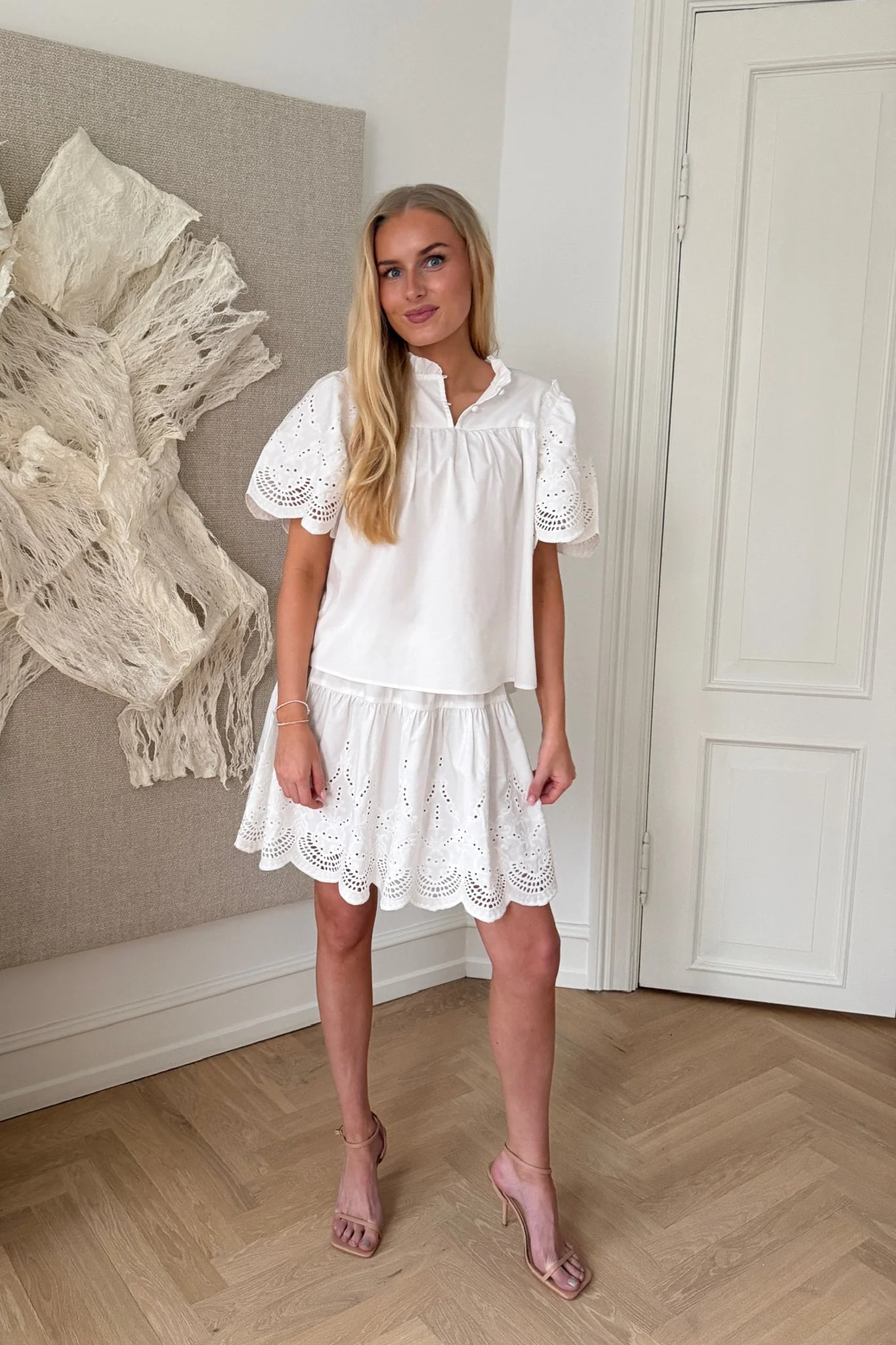 Solveig Shirt White Embroidery - Image 2