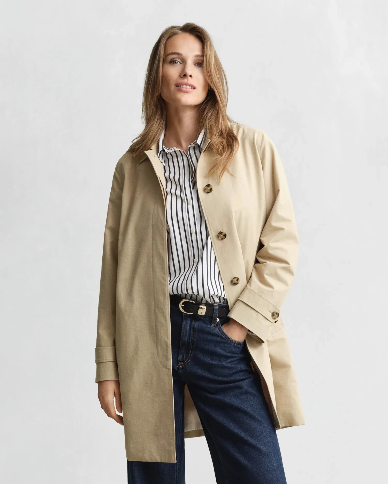 Car Coat Oat Beige - Image 3