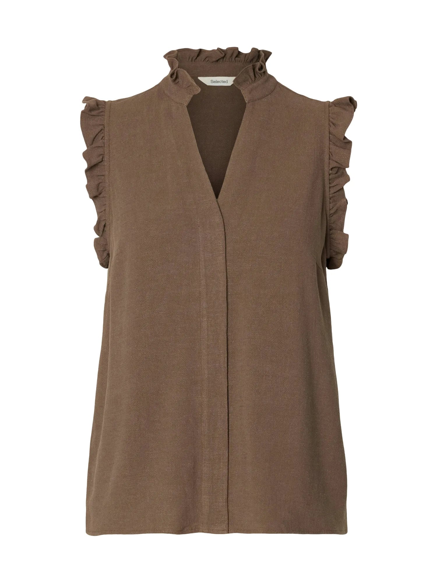 Viva Sl Sun Ruffle Top Chocolate Chip - Image 2