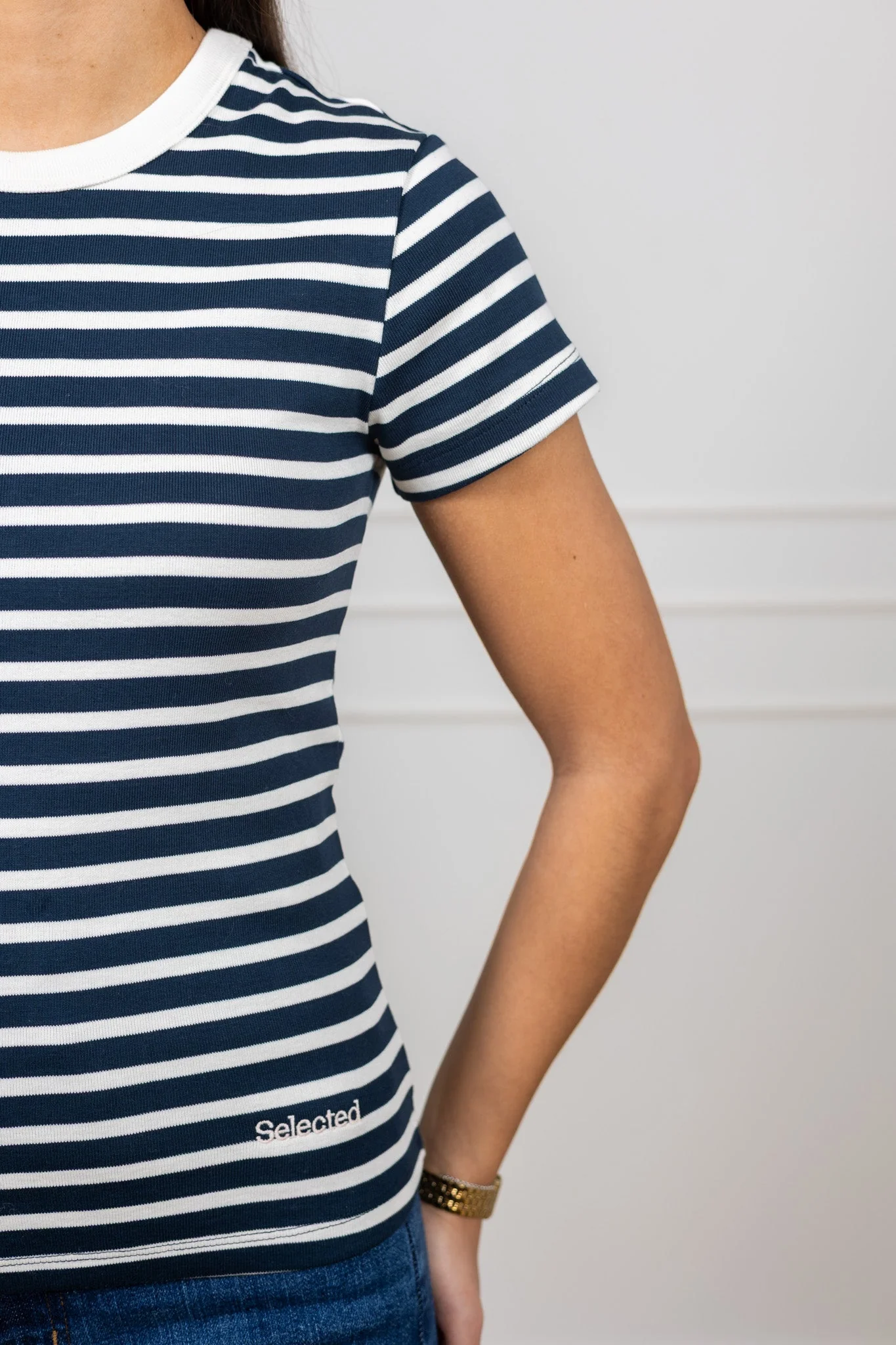 Milly Ss Tee Dark Sapphire Egret - Image 7