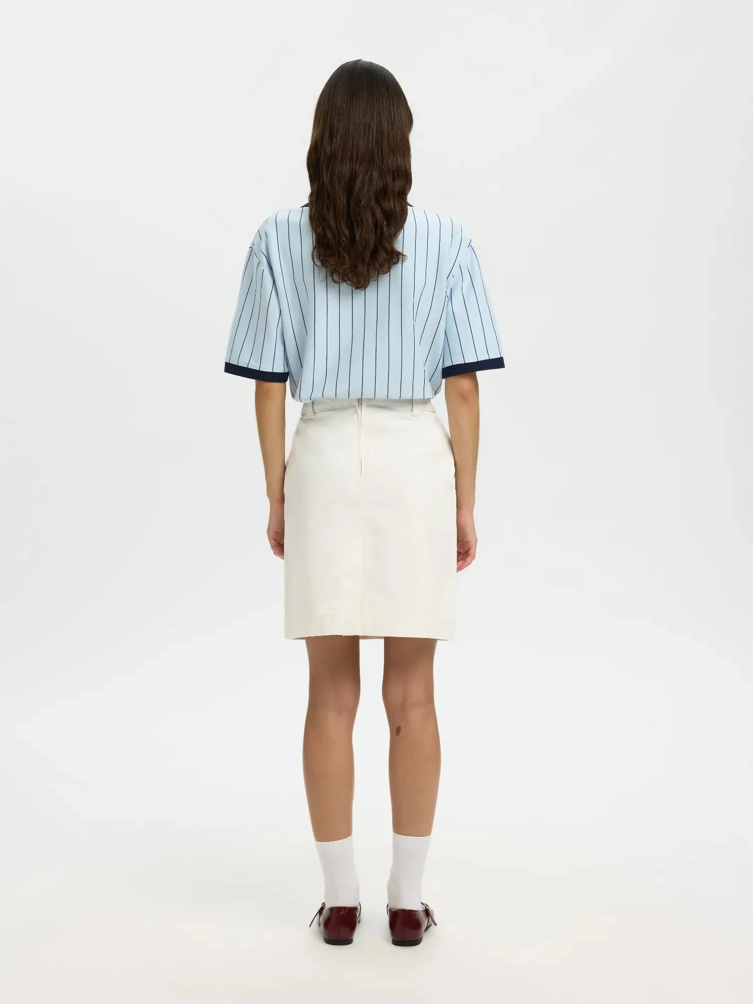 Hotel Amour Mw Midi Skirt Egret - Image 11