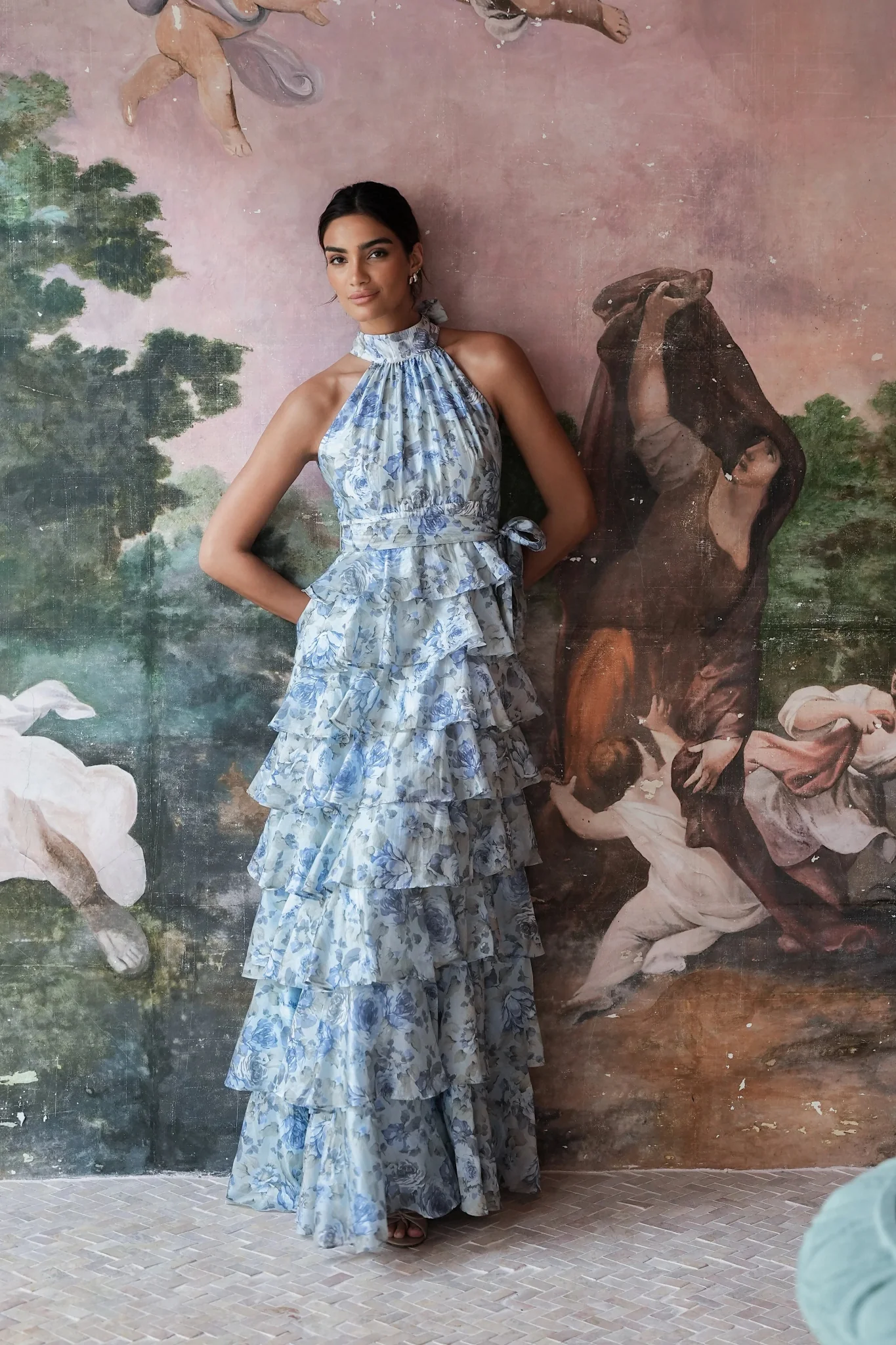Angel Maxi Halterneck Midnight Bloom - Image 4
